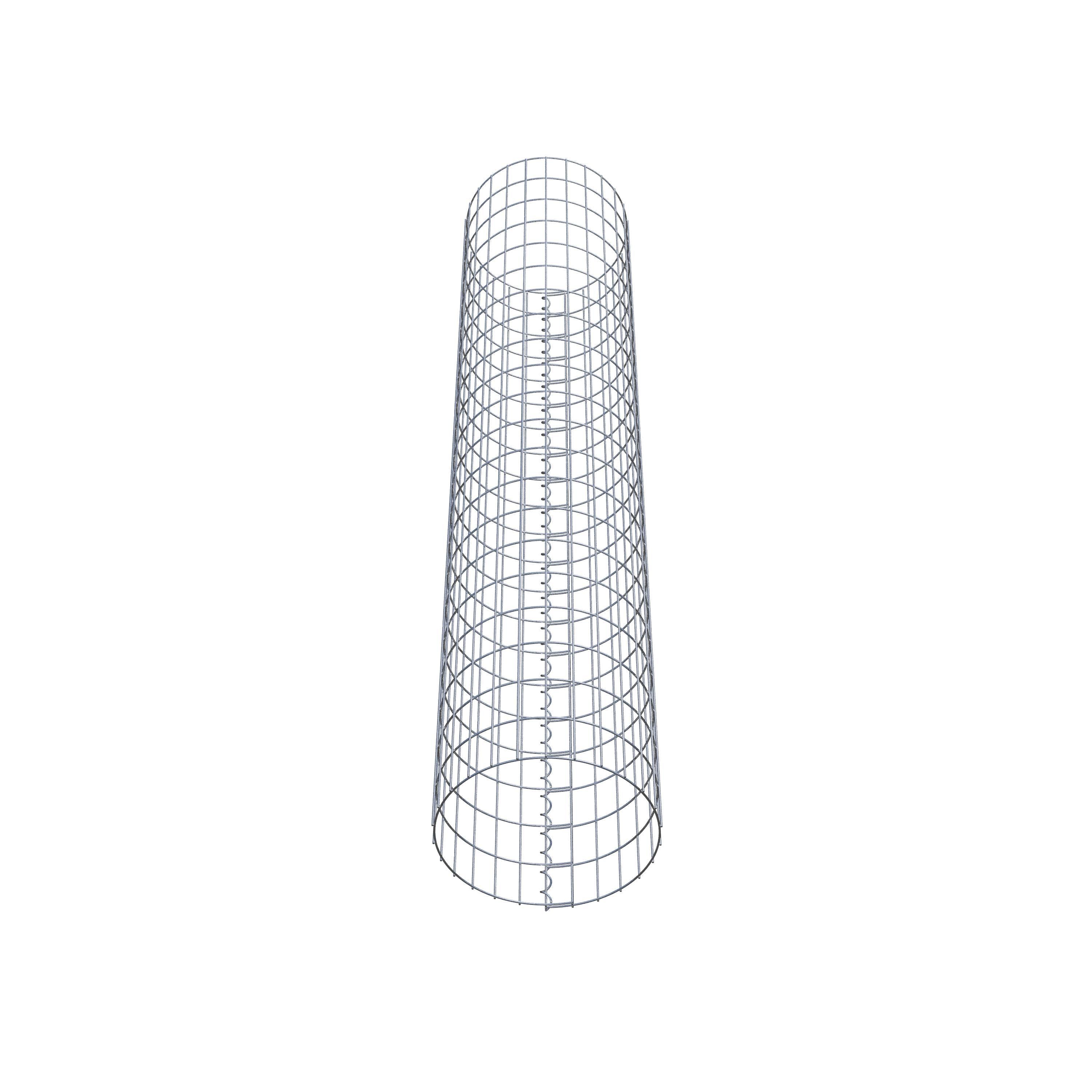 Gabionsøjle diameter 42 cm, MW 5 x 10 cm rund