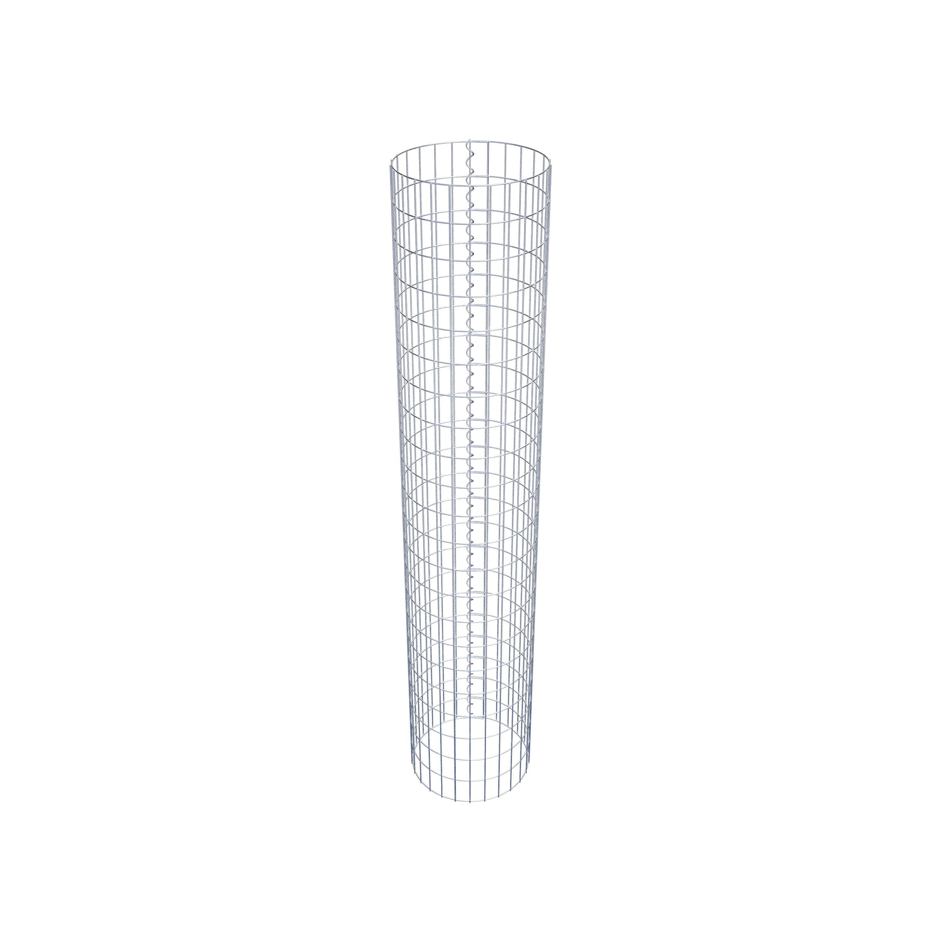 Gabionsøjle diameter 42 cm, MW 5 x 10 cm rund