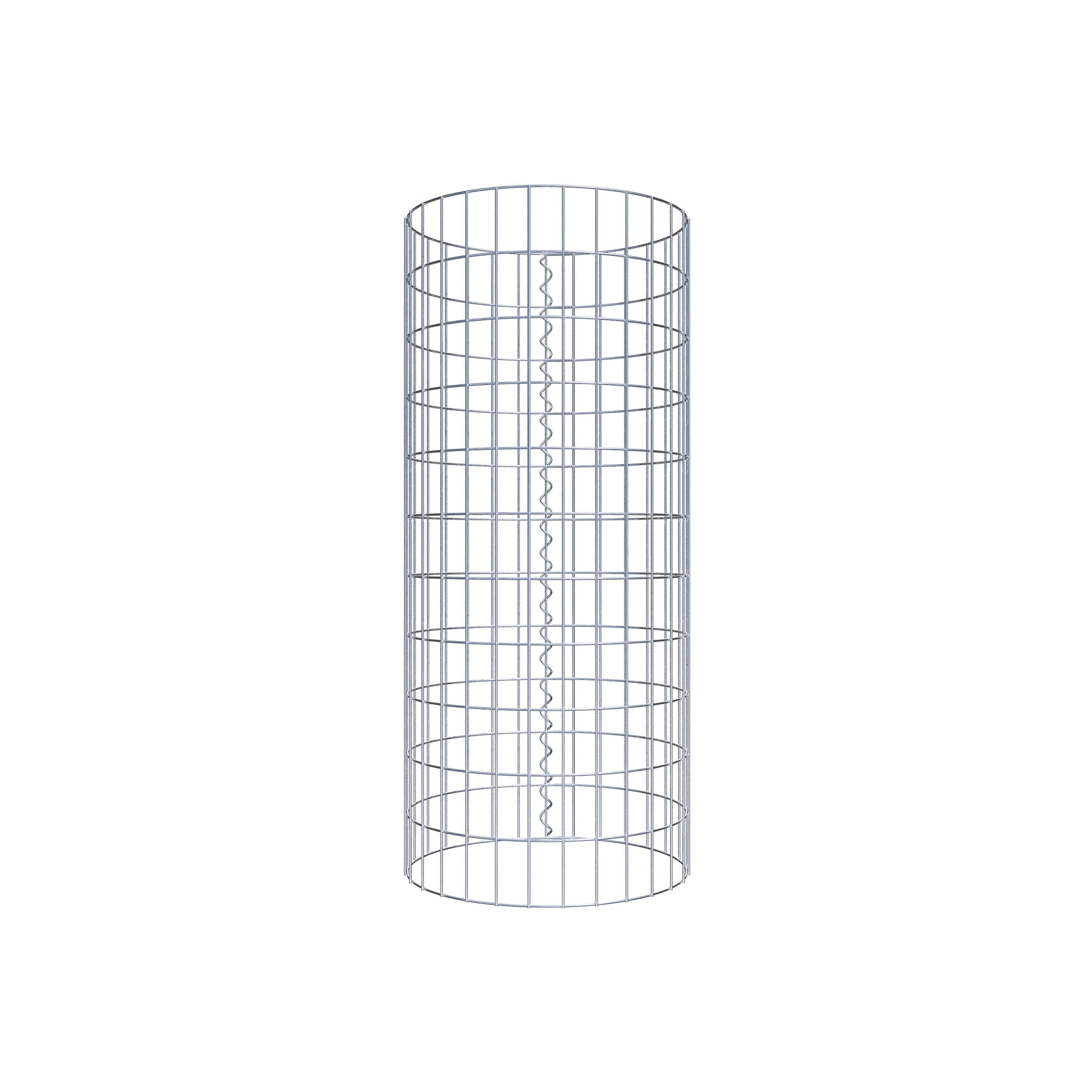 Columna de gaviones diámetro 47 cm, MW 5 x 10 cm redonda
