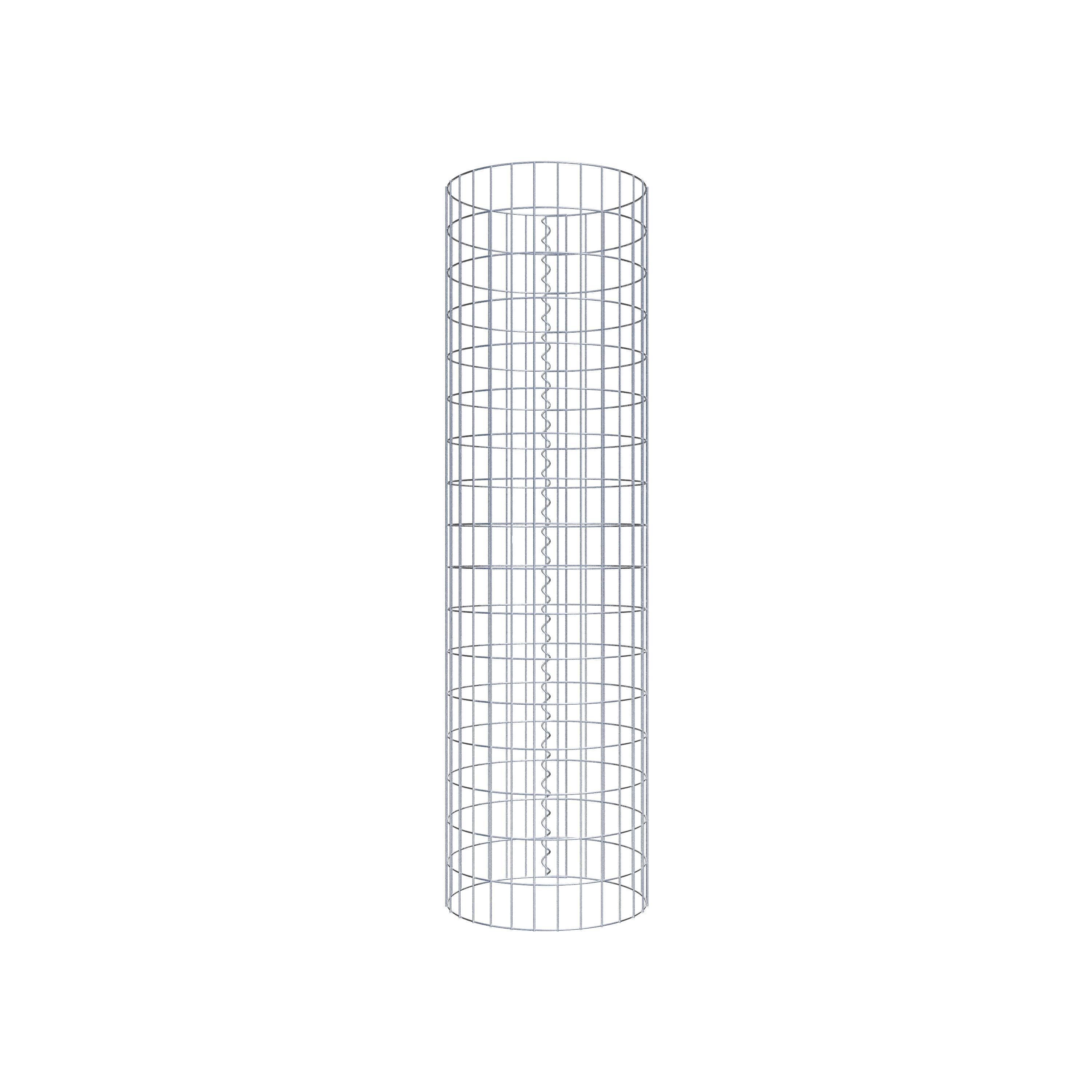 Columna de gaviones diámetro 47 cm, MW 5 x 10 cm redonda