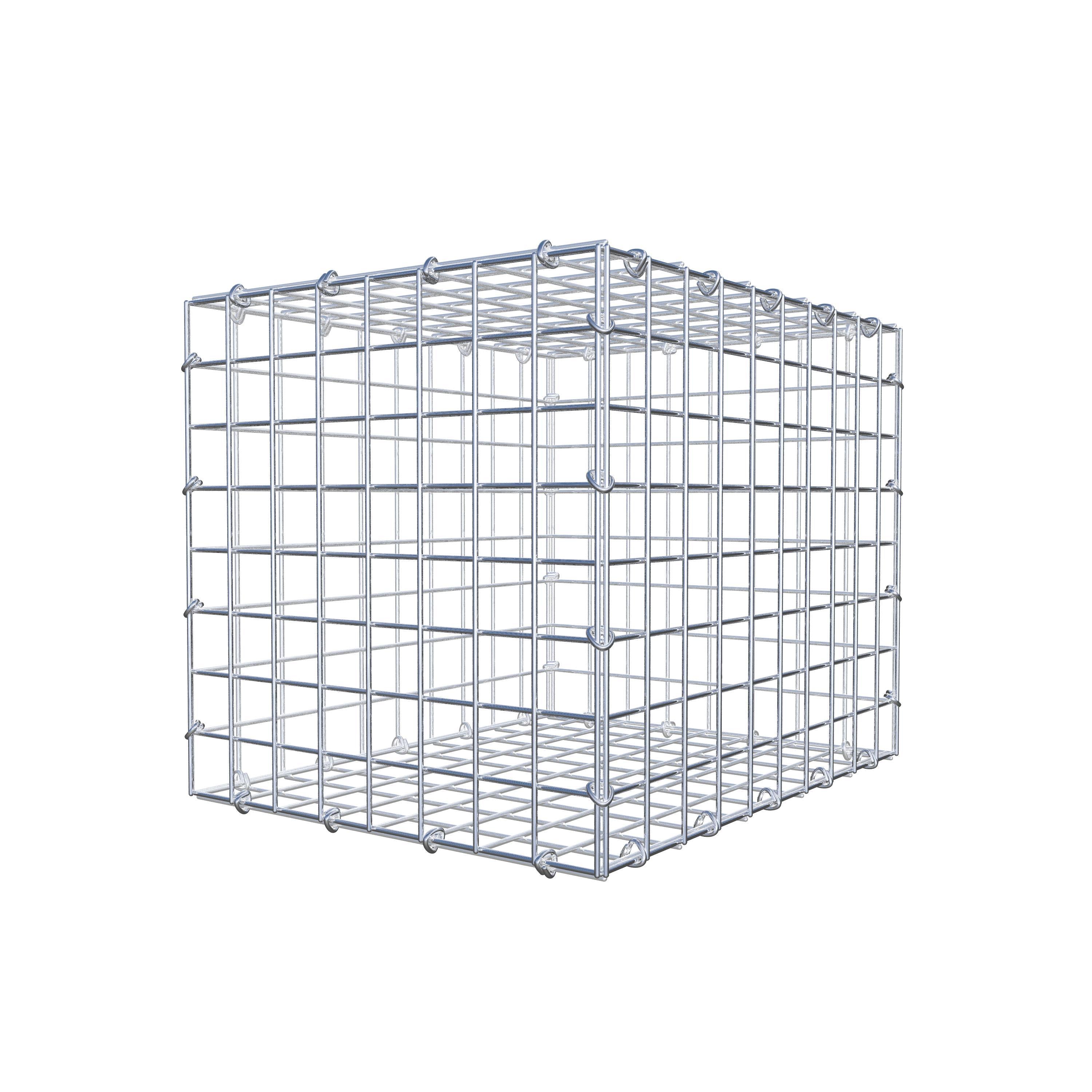 Gabion 50 cm x 40 cm x 40 cm (L x H x D), mesh size 5 cm x 5 cm, C-ring