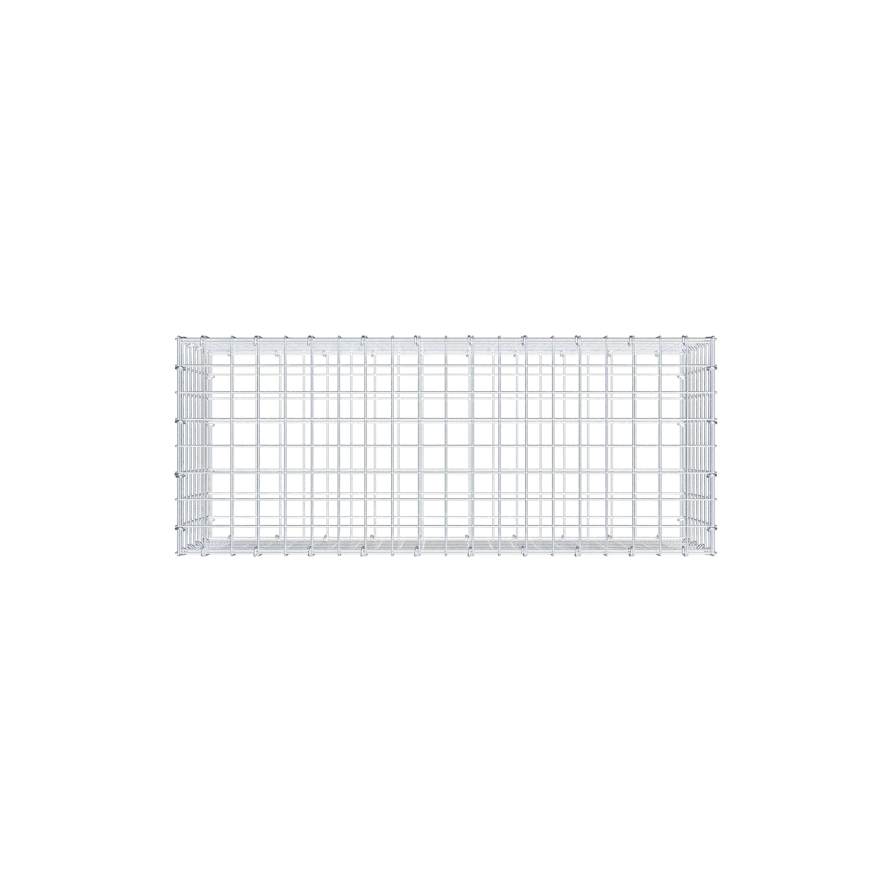 Gabion 100 cm x 40 cm x 40 cm (L x H x D), mesh size 5 cm x 5 cm, C-ring
