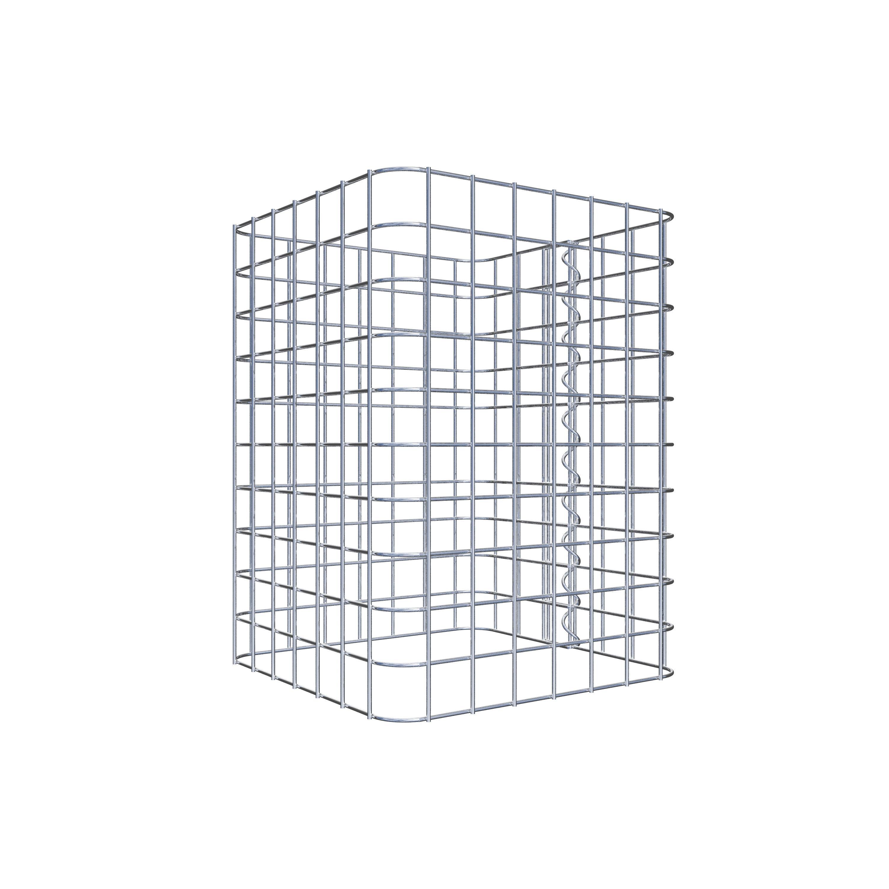 Colonne de gabion 42 x 42 cm MW 5 x 5 cm carré
