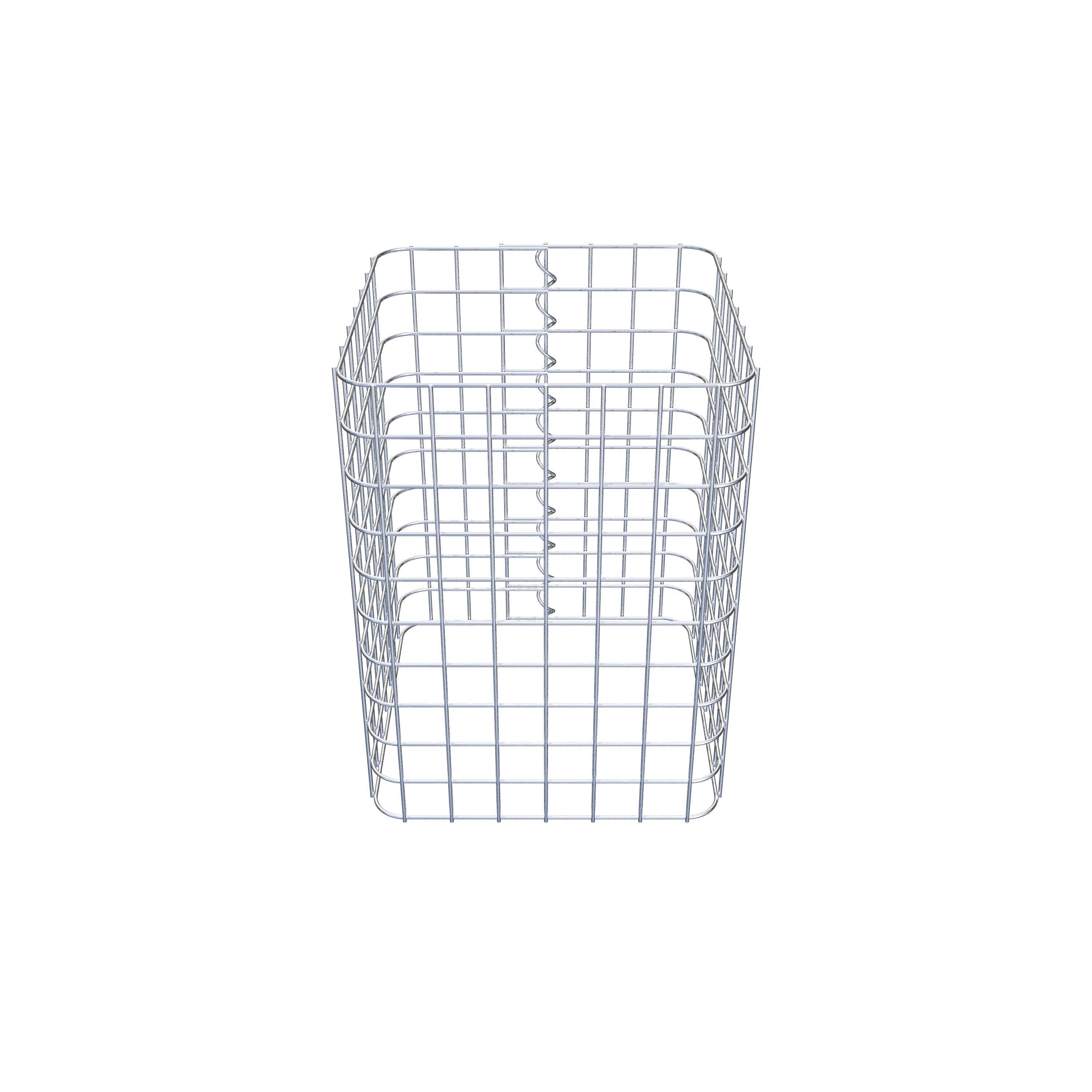 Colonne de gabion 42 x 42 cm MW 5 x 5 cm carré