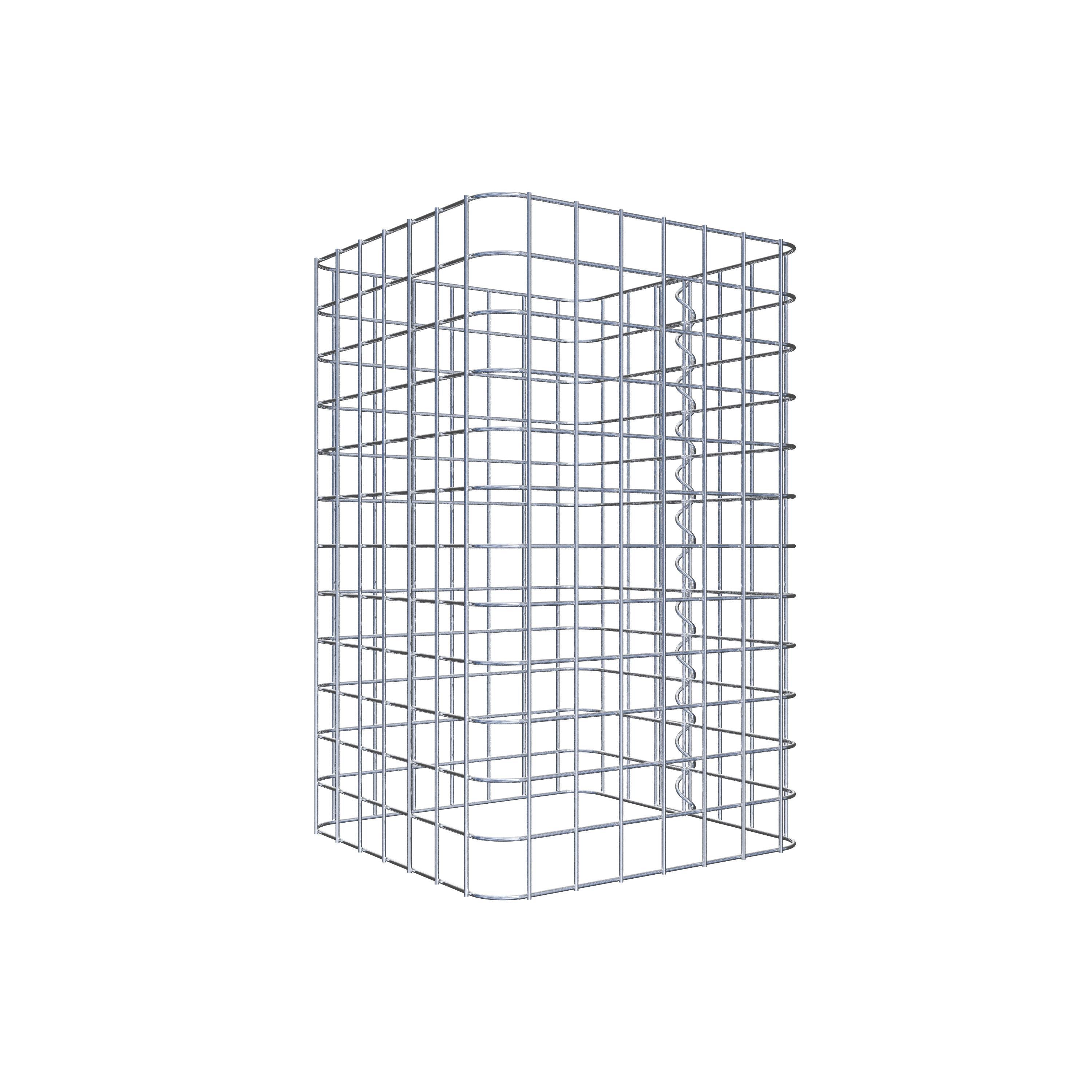 Colonne de gabion 42 x 42 cm MW 5 x 5 cm carré