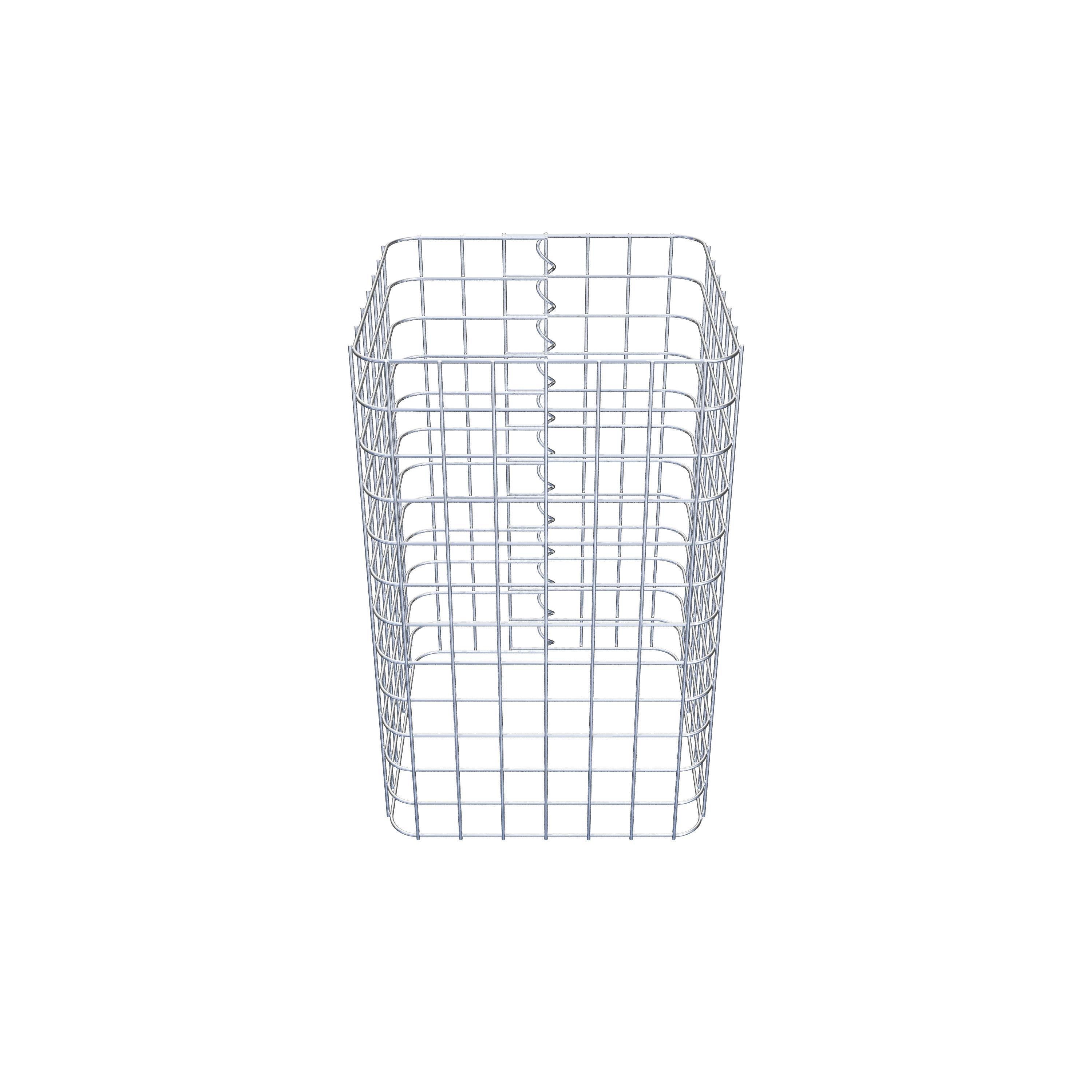Colonne de gabion 42 x 42 cm MW 5 x 5 cm carré