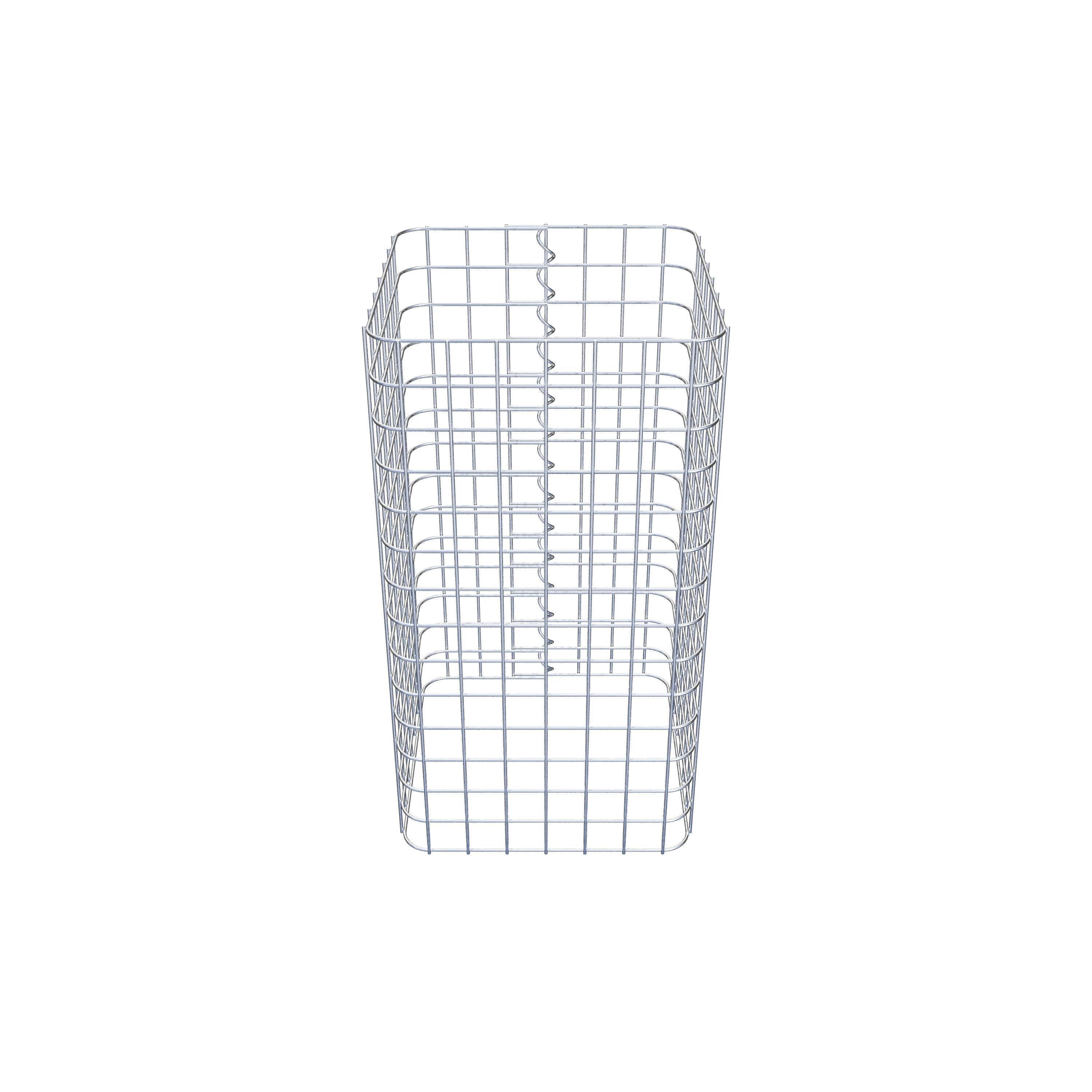Colonne de gabion 42 x 42 cm MW 5 x 5 cm carré
