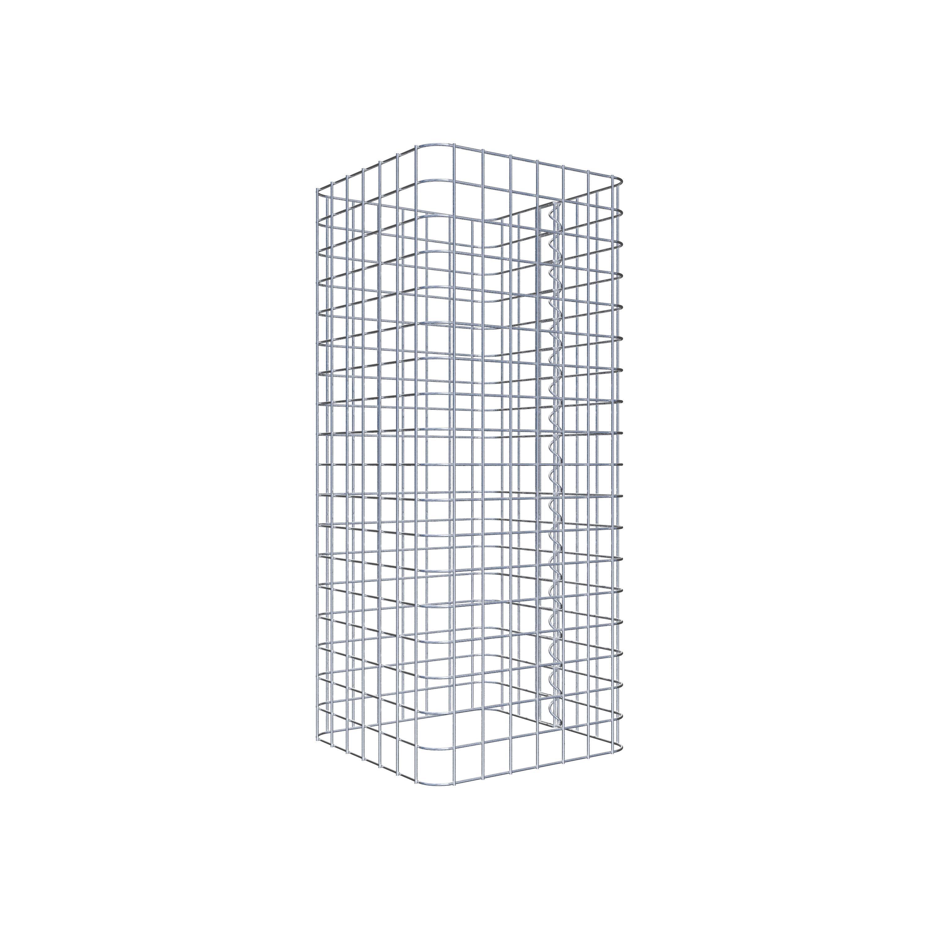 Colonne de gabion 42 x 42 cm MW 5 x 5 cm carré