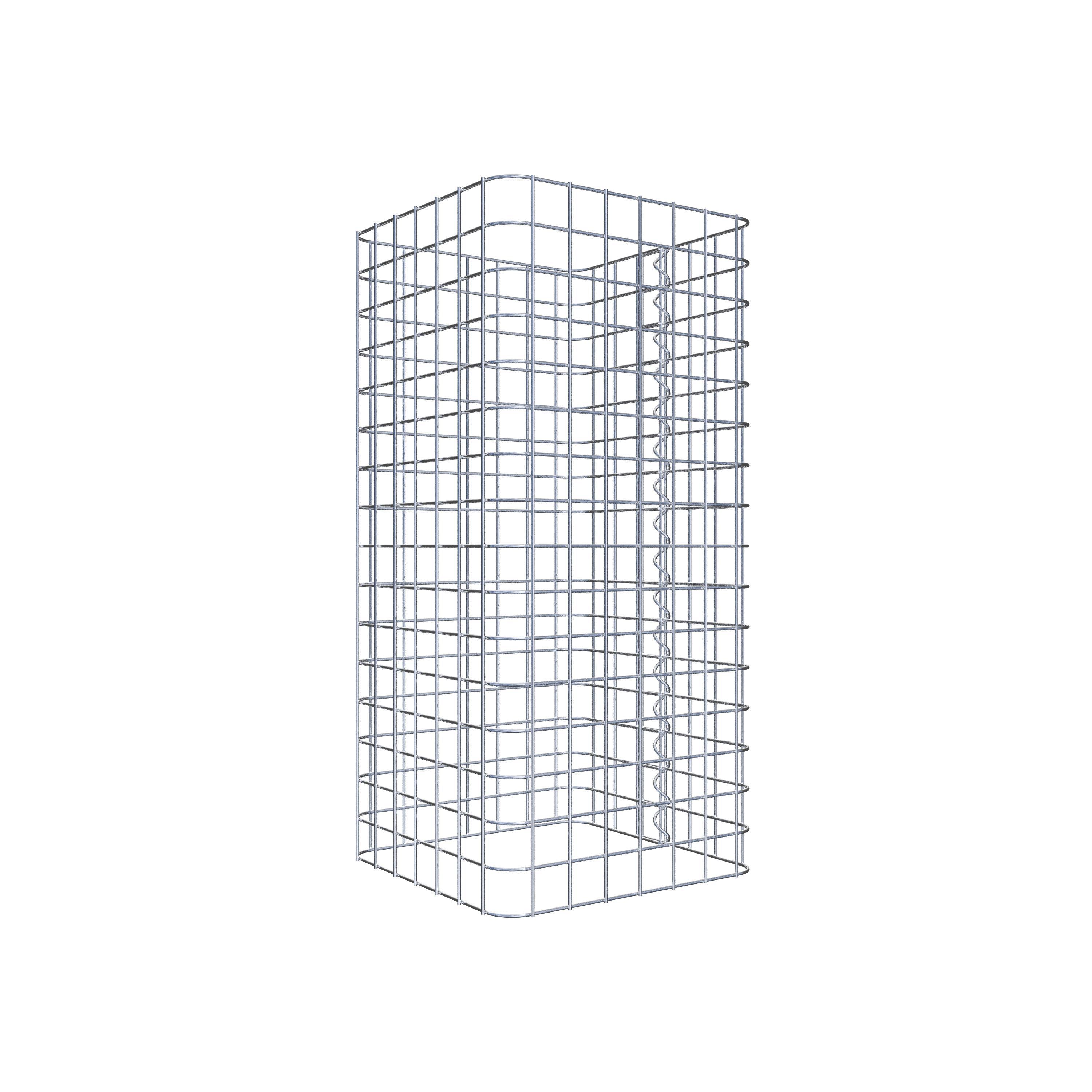 Colonne de gabion 42 x 42 cm MW 5 x 5 cm carré