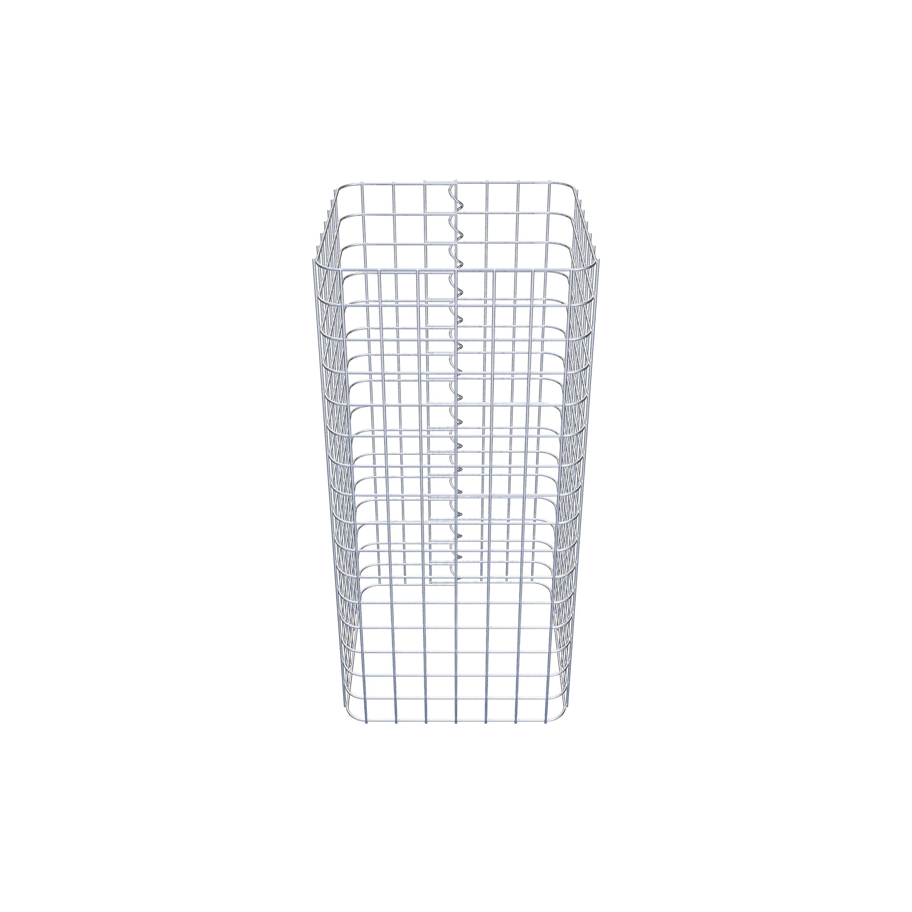 Colonne de gabion 42 x 42 cm MW 5 x 5 cm carré