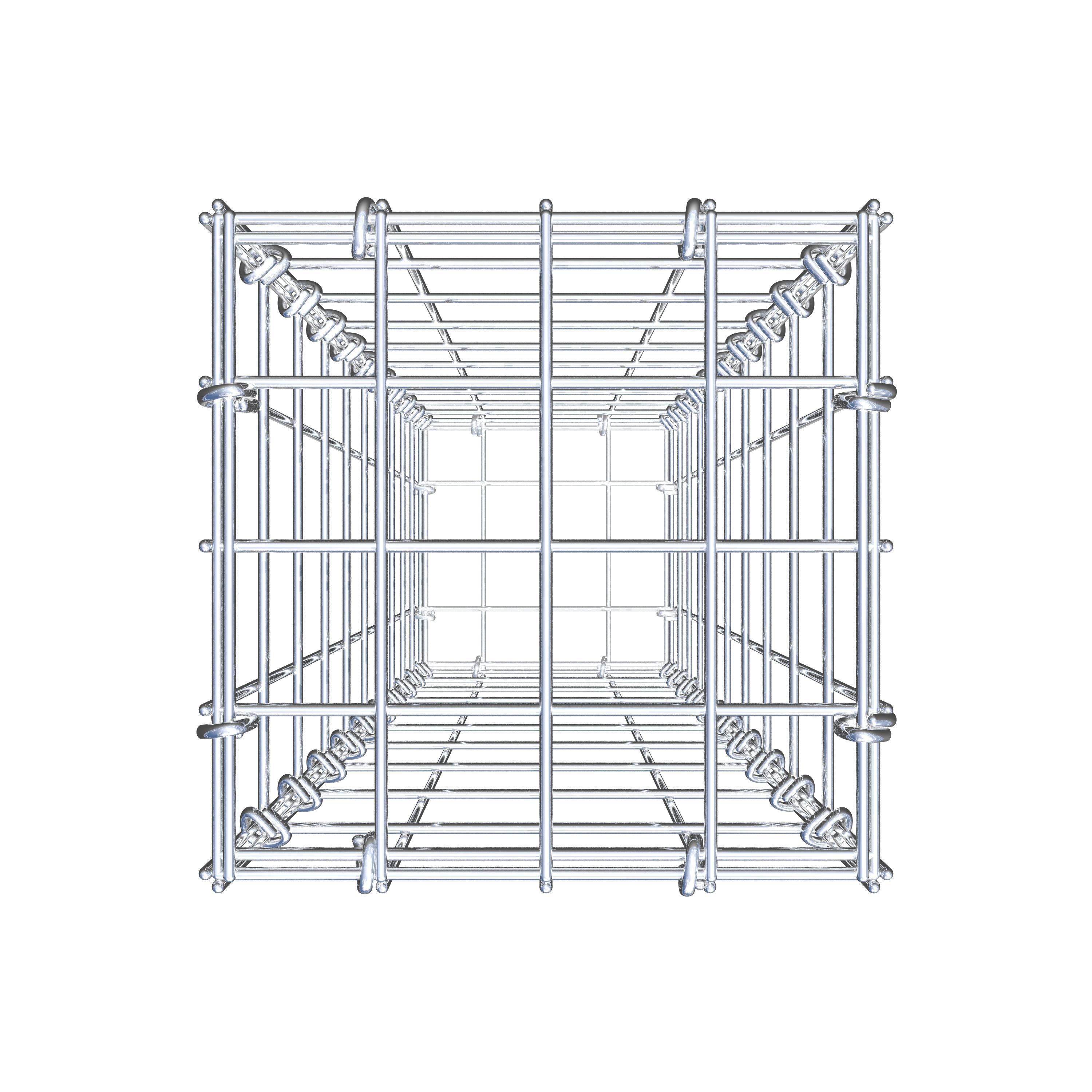 Gabione 100 cm x 20 cm x 20 cm (L x H x T), Maschenweite 5 cm x 10 cm, C-Ring