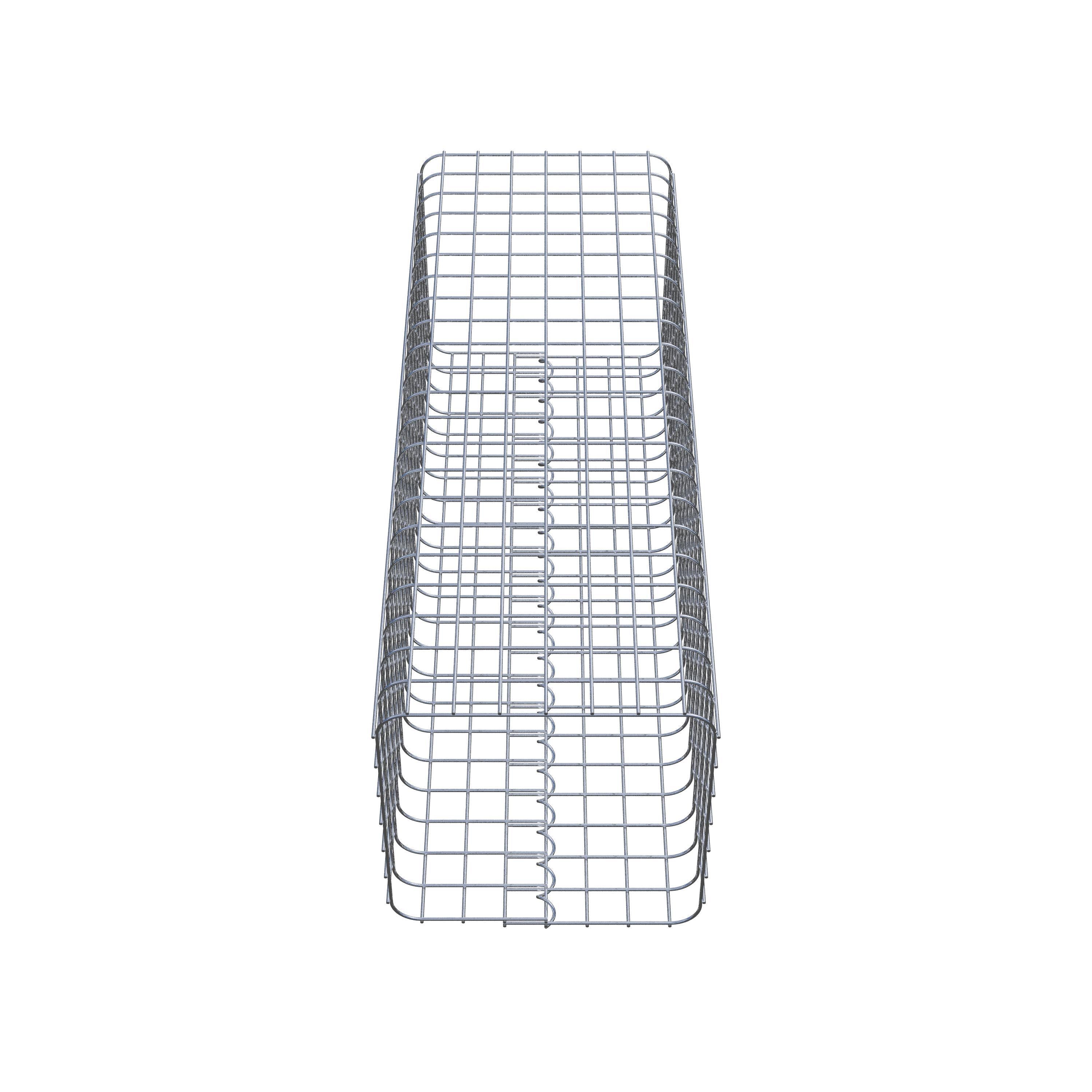 Colonne de gabion 42 x 42 cm MW 5 x 5 cm carré