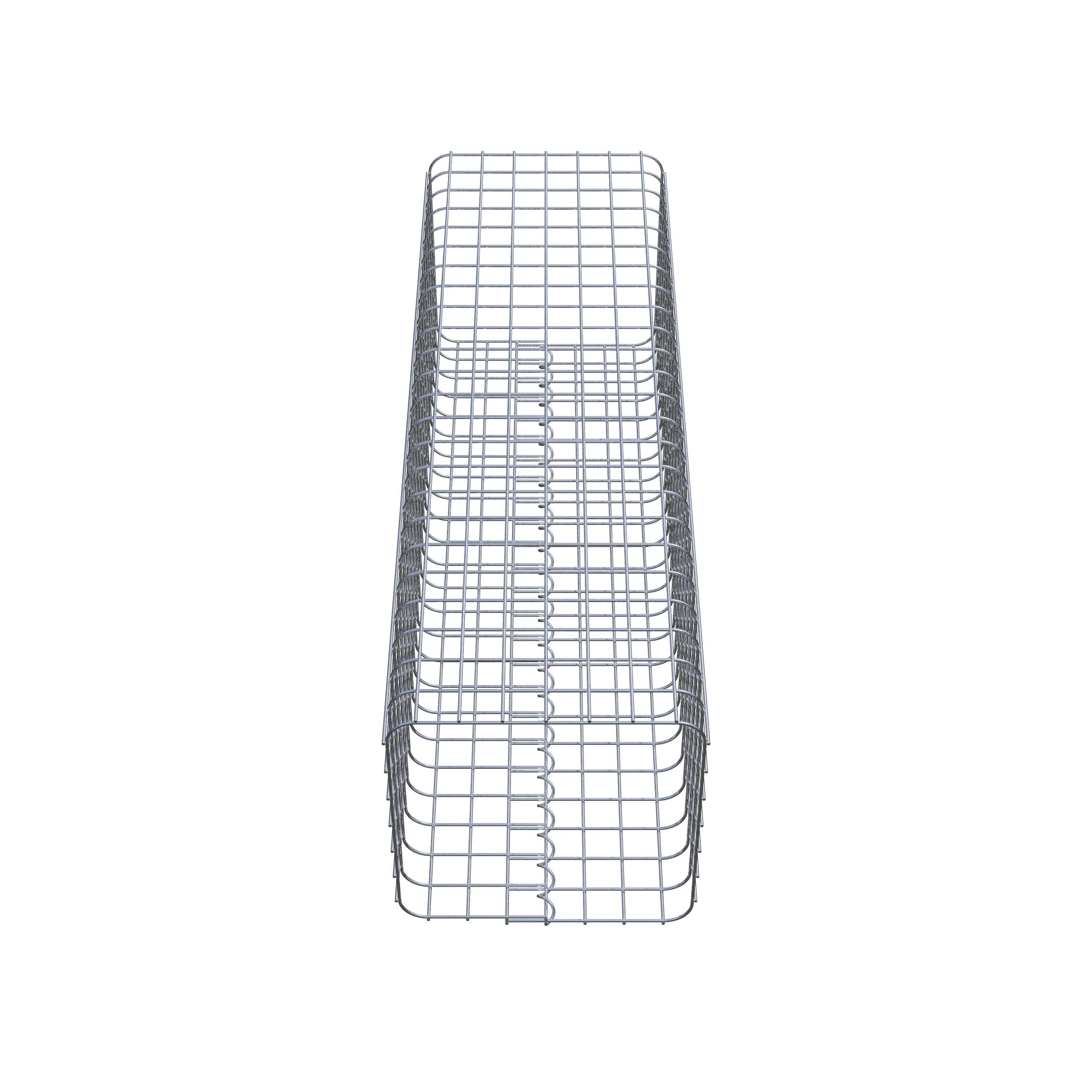 Colonne de gabion 42 x 42 cm MW 5 x 5 cm carré