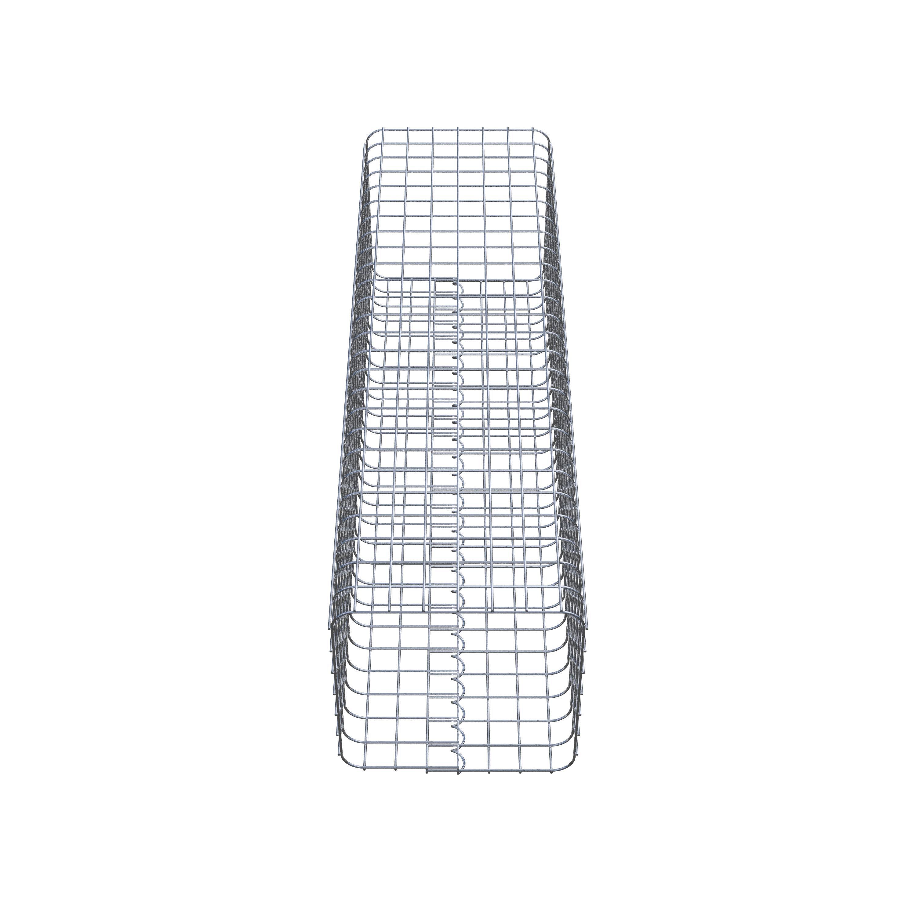 Colonne de gabion 42 x 42 cm MW 5 x 5 cm carré