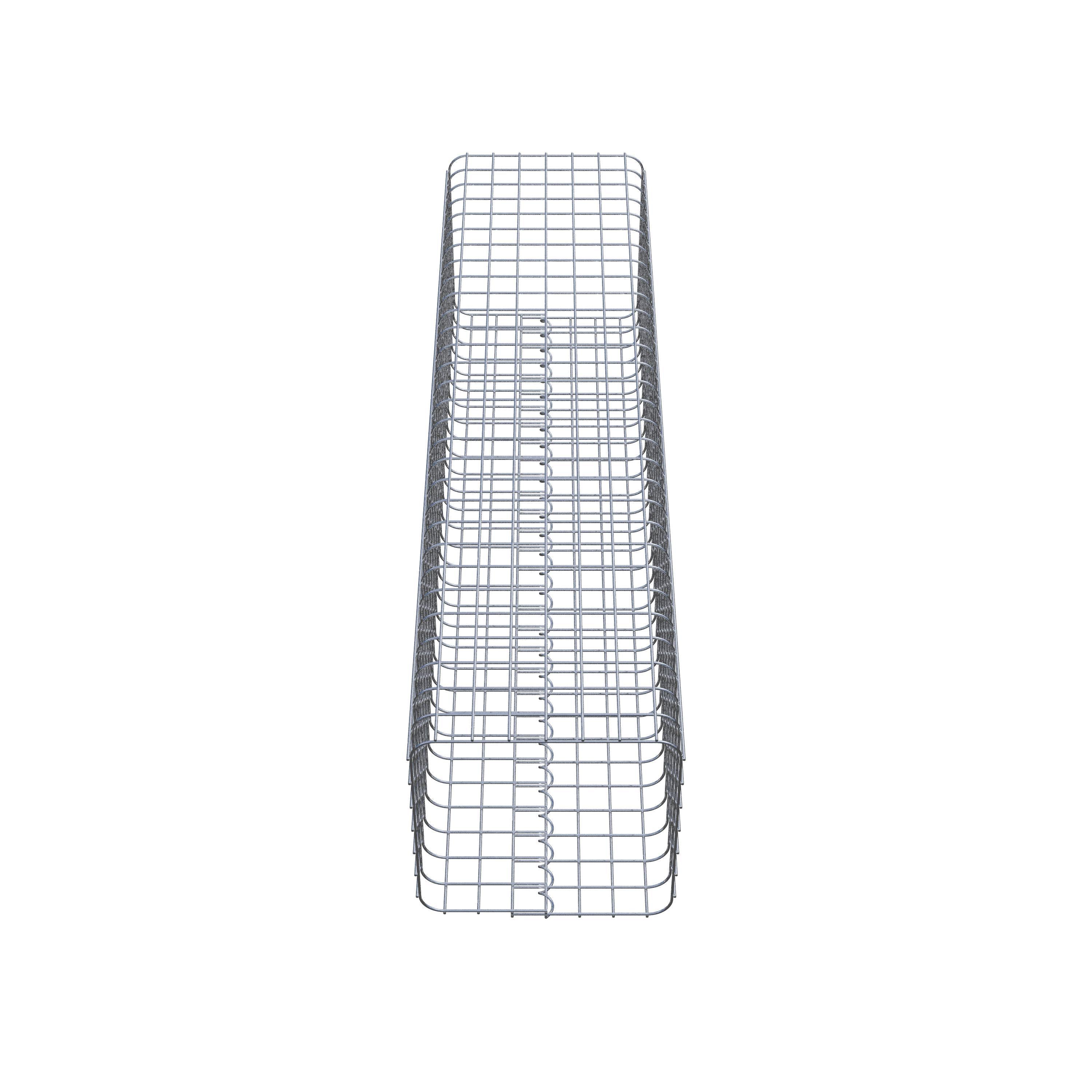 Colonne de gabion 42 x 42 cm MW 5 x 5 cm carré