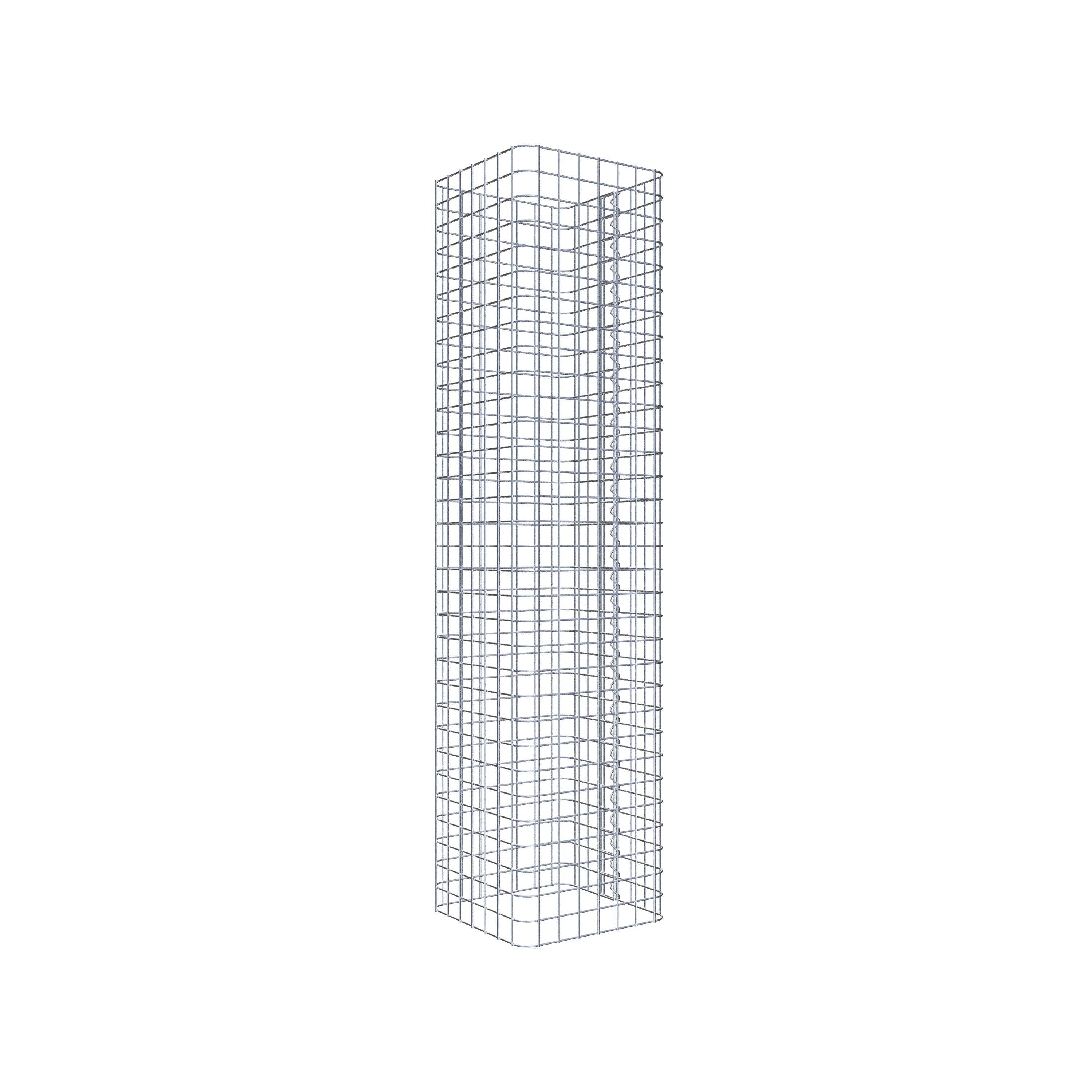 Colonne de gabion 42 x 42 cm MW 5 x 5 cm carré