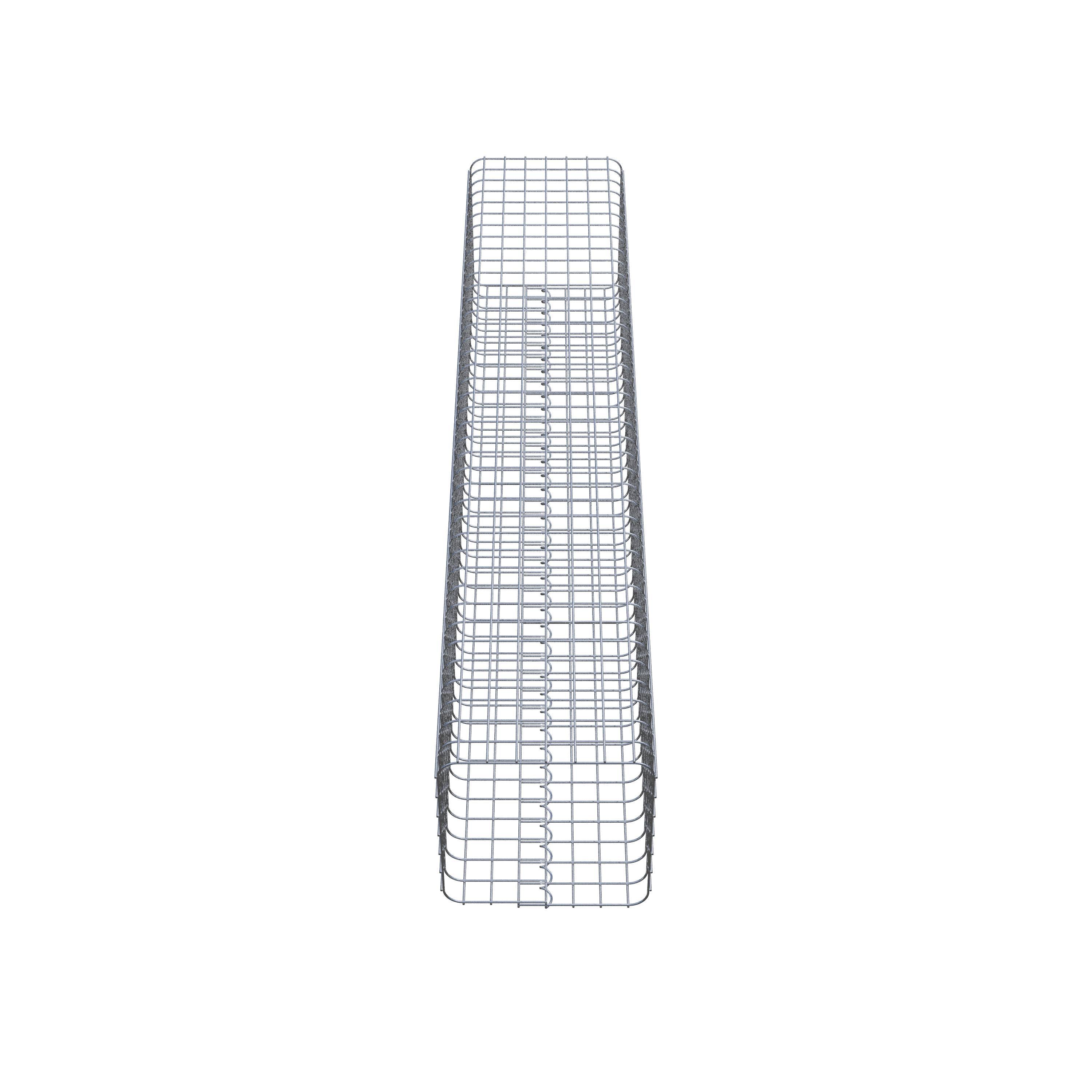Colonne de gabion 42 x 42 cm MW 5 x 5 cm carré