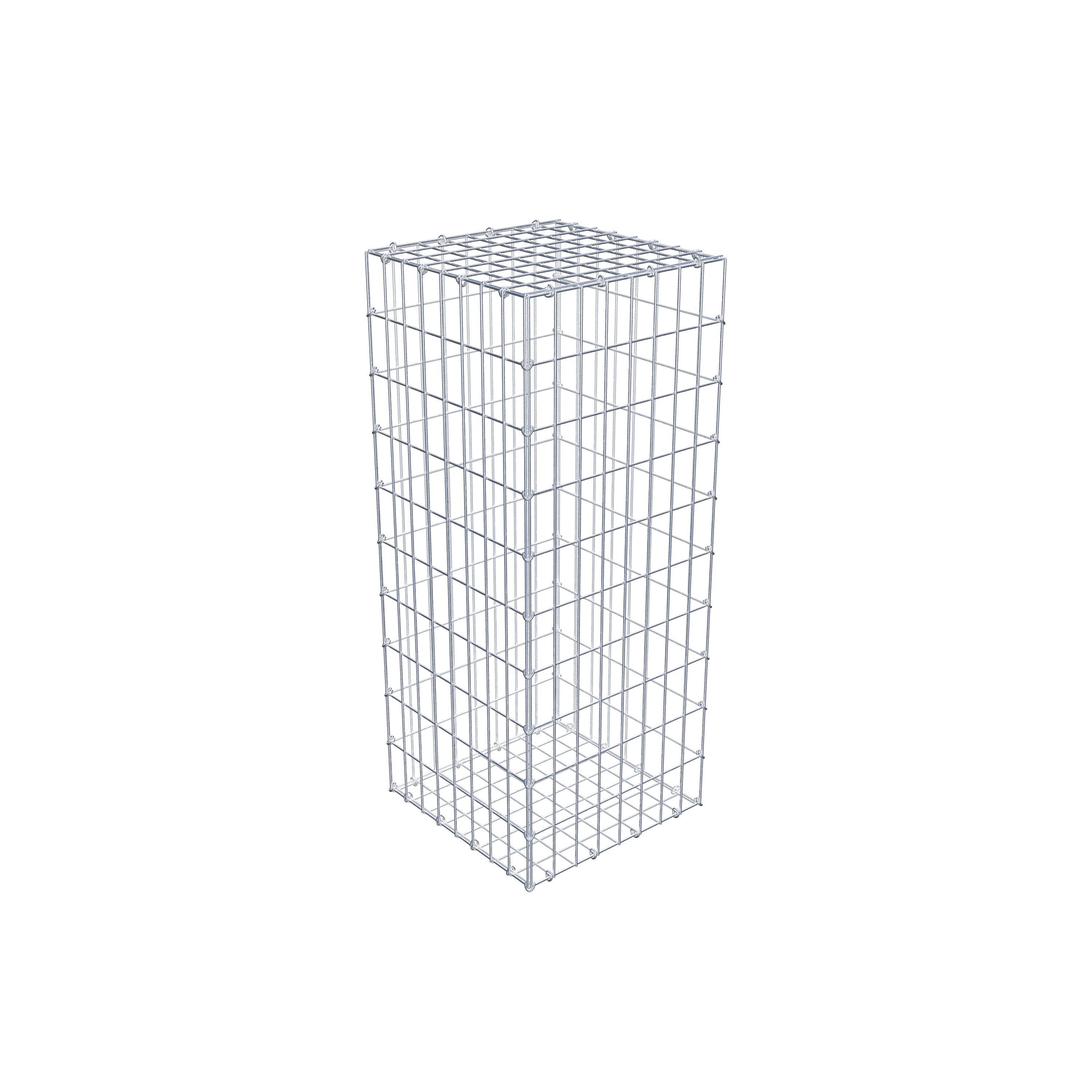 Gabione 100 cm x 40 cm x 40 cm (L x H x T), Maschenweite 5 cm x 10 cm, C-Ring