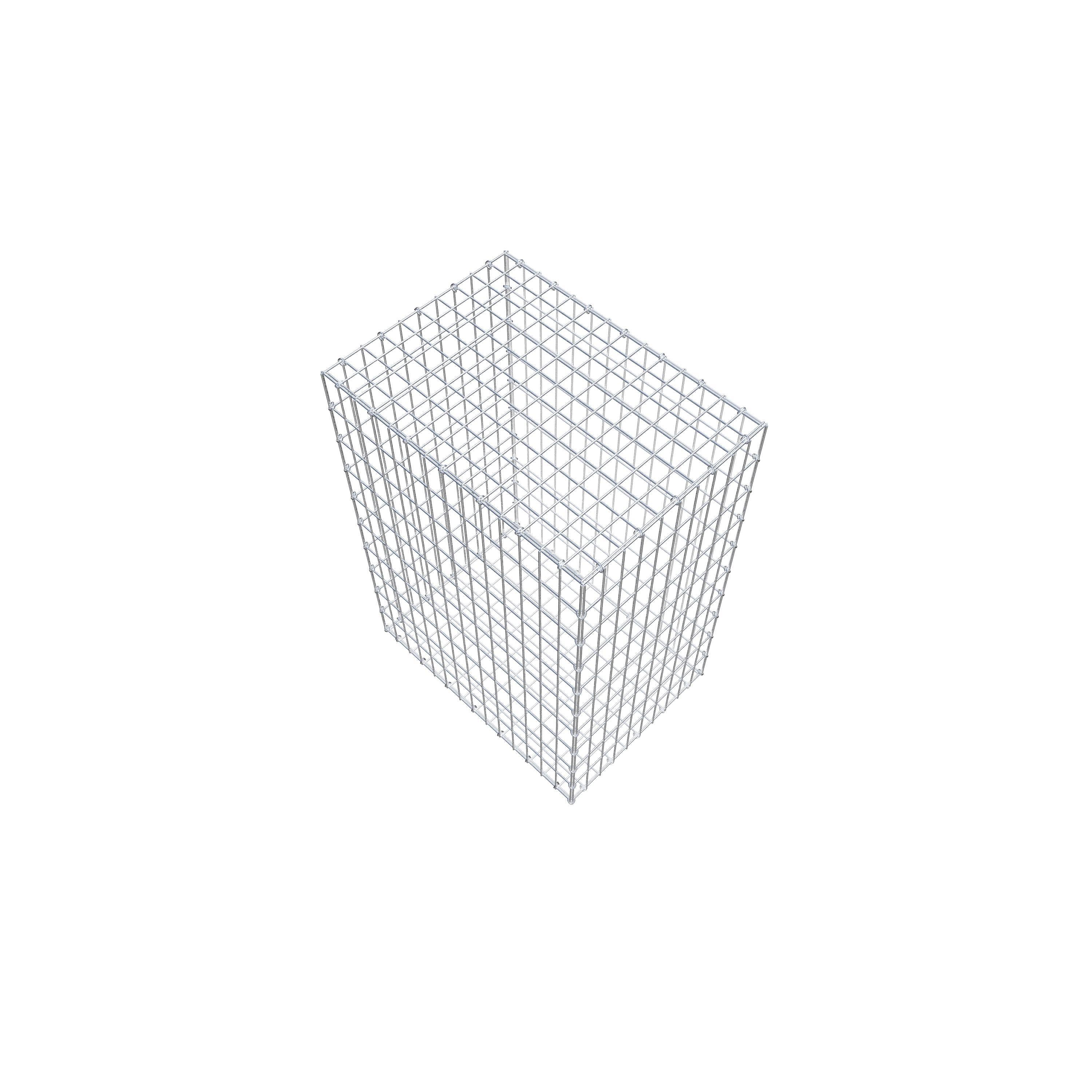 Schanskorf 100 cm x 70 cm x 50 cm (L x H x D), maaswijdte 5 cm x 10 cm, C-ring