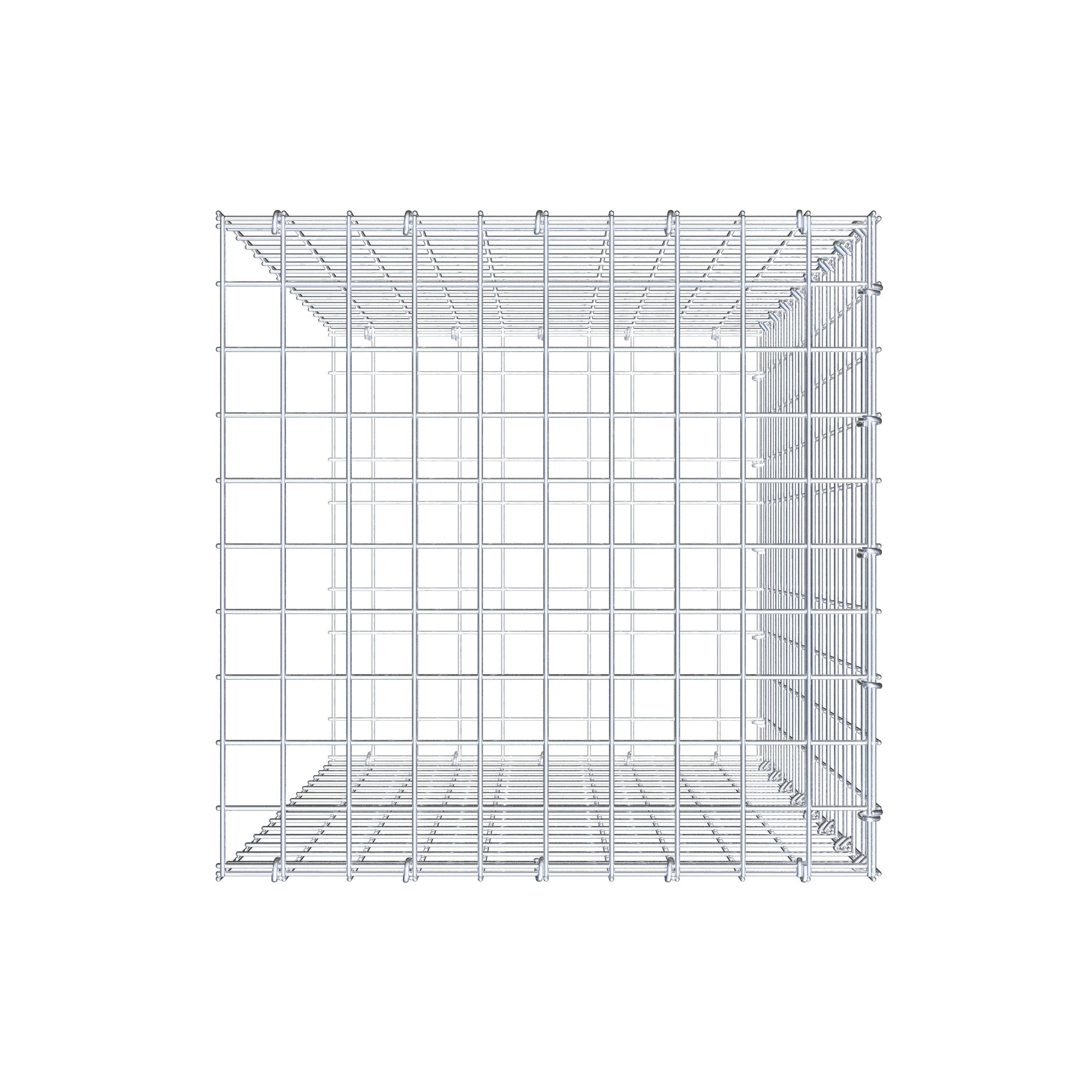 Pile aggiuntivo tipo 2 80 cm x 50 cm x 50 cm (L x H x P), maglia 5 cm x 5 cm, anello a C