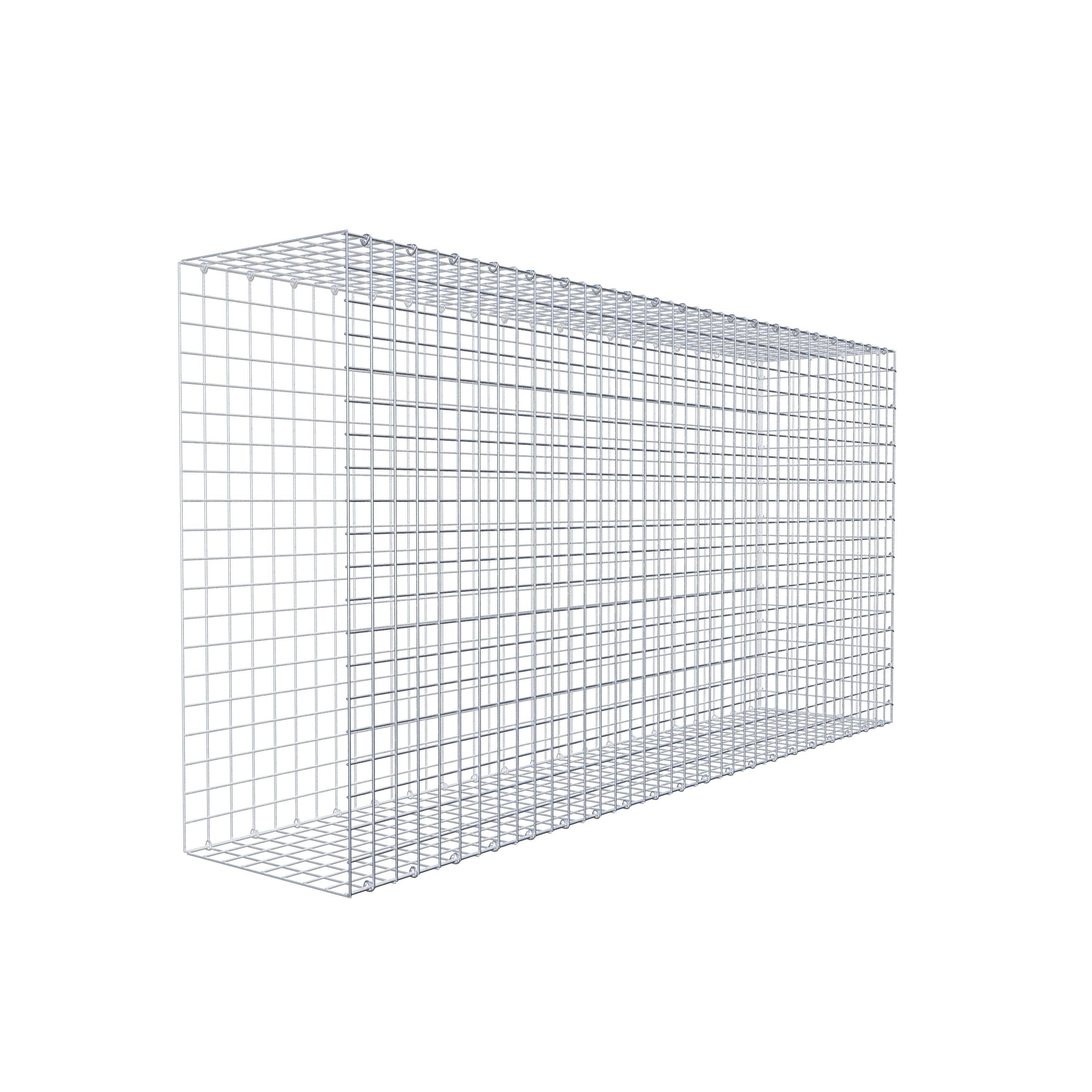 Gavión acoplable tipo 2 200 cm x 100 cm x 40 cm (L x A x P), malla 5 cm x 5 cm, anillo en C