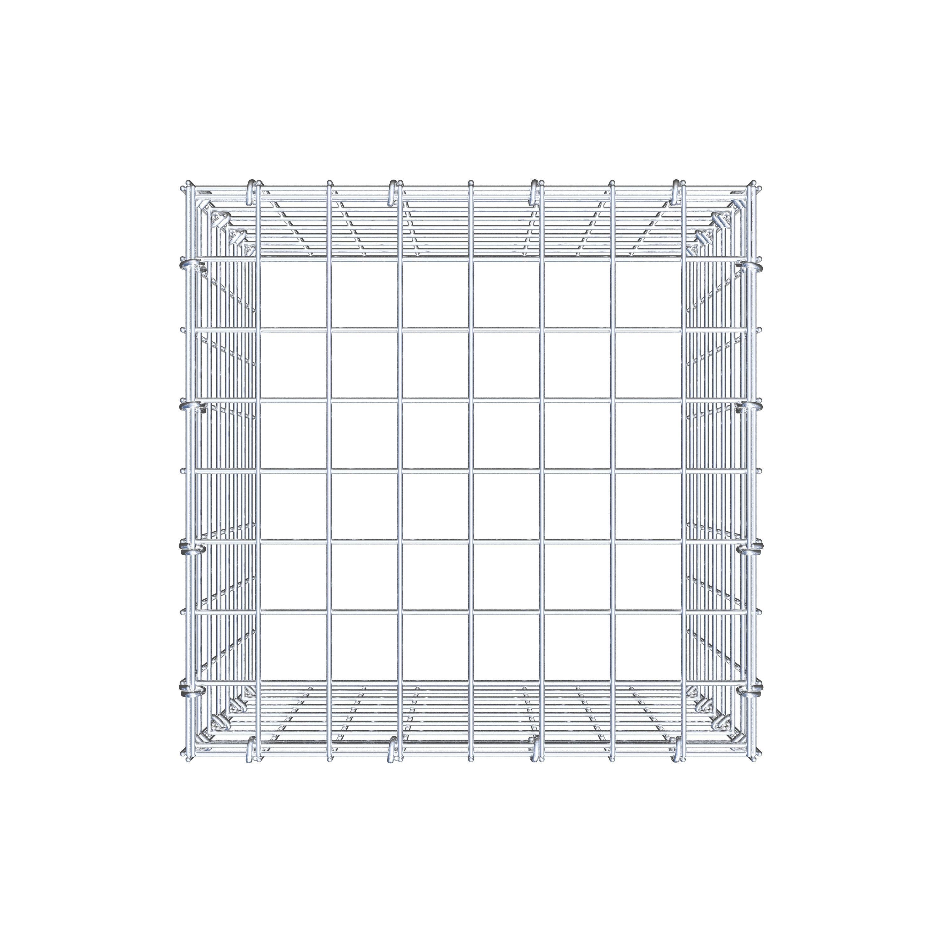 Pile aggiuntivo tipo 3 40 cm x 40 cm x 40 cm (L x H x P), maglia 5 cm x 5 cm, anello a C