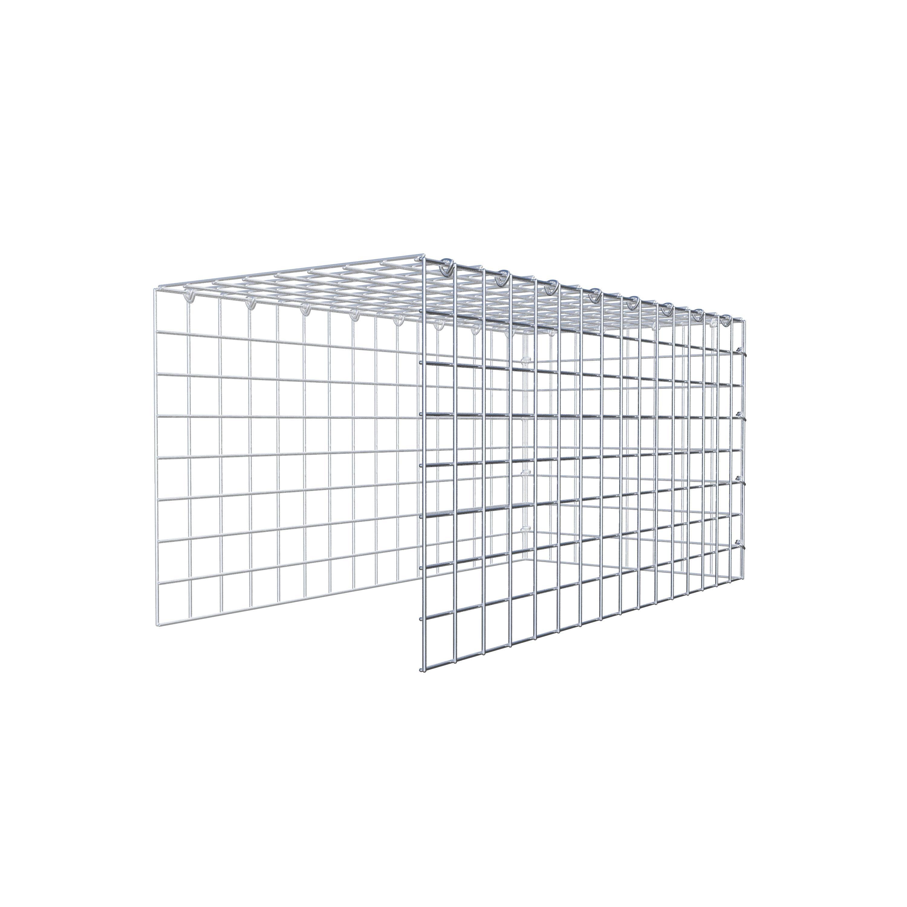 Pila adicional tipo 4 80 cm x 40 cm x 40 cm (L x A x P), malla 5 cm x 5 cm, anillo en C