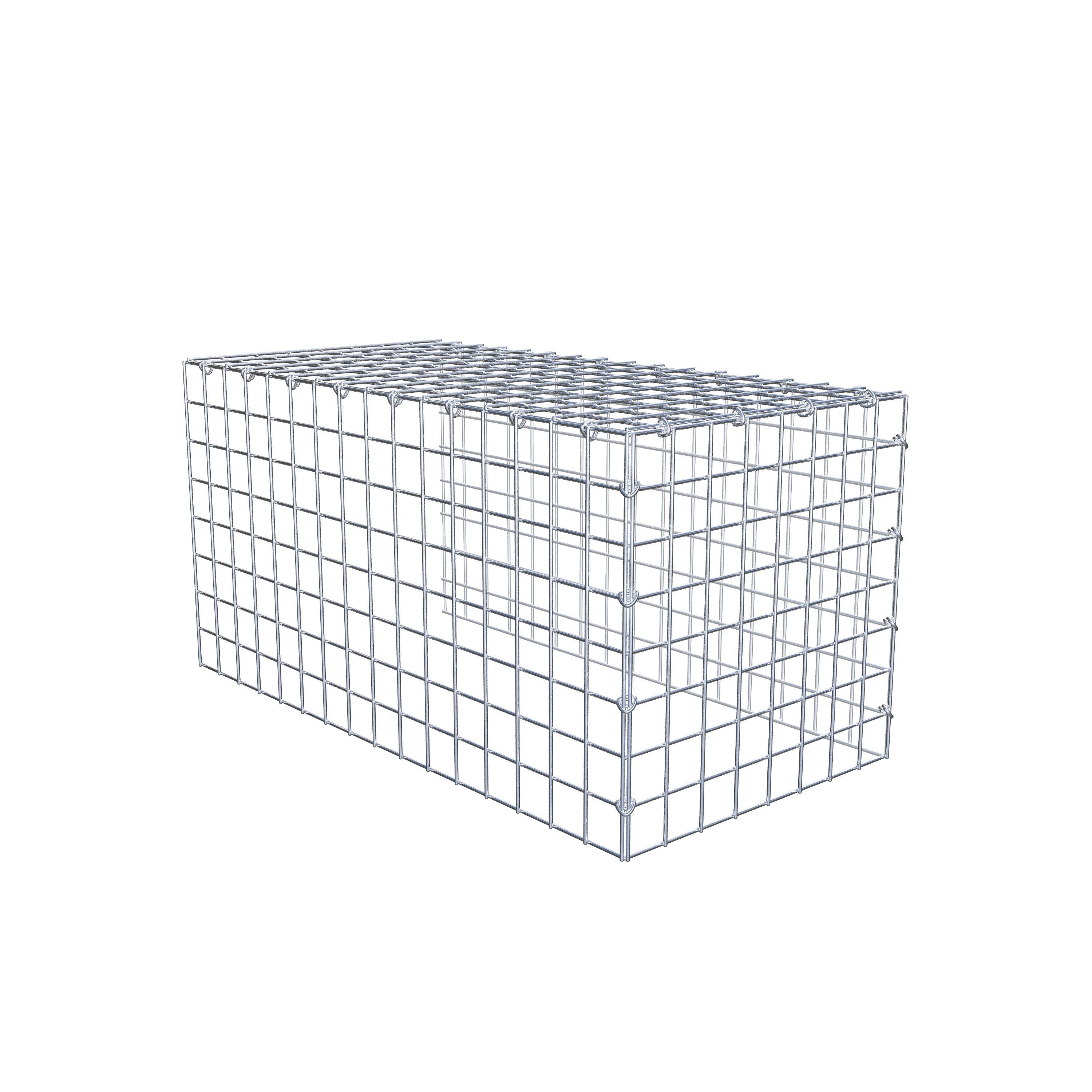 Pila adicional tipo 4 80 cm x 40 cm x 40 cm (L x A x P), malla 5 cm x 5 cm, anillo en C