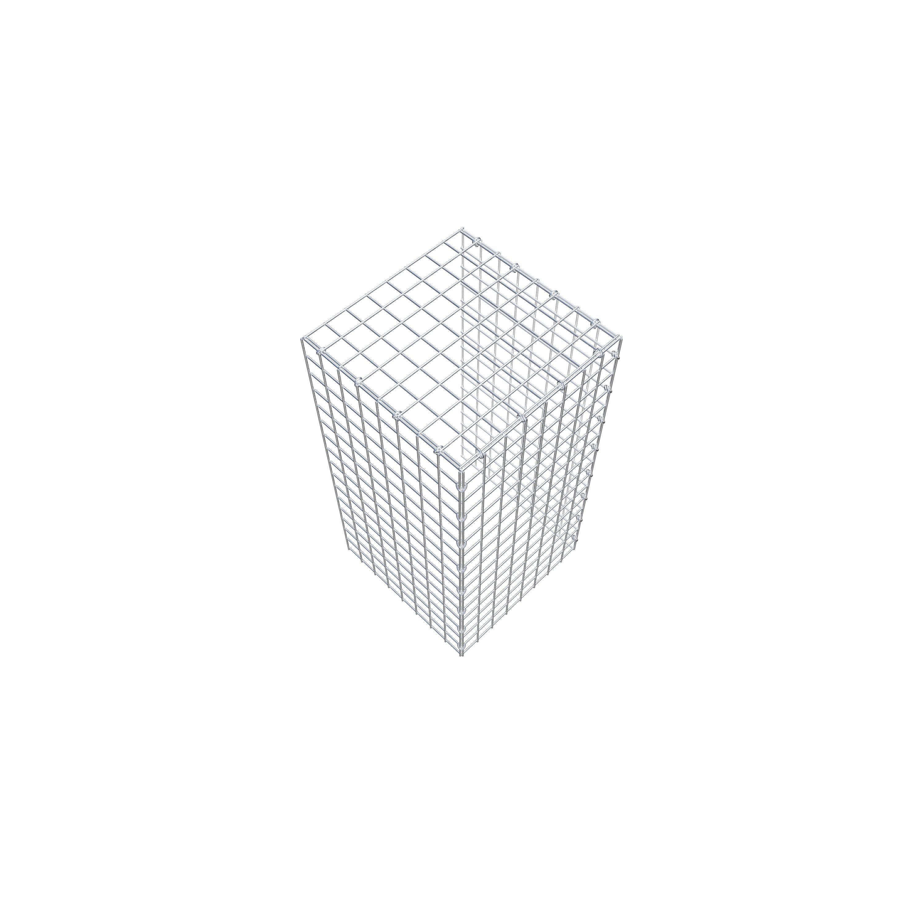 Pila adicional tipo 4 80 cm x 40 cm x 40 cm (L x A x P), malla 5 cm x 5 cm, anillo en C