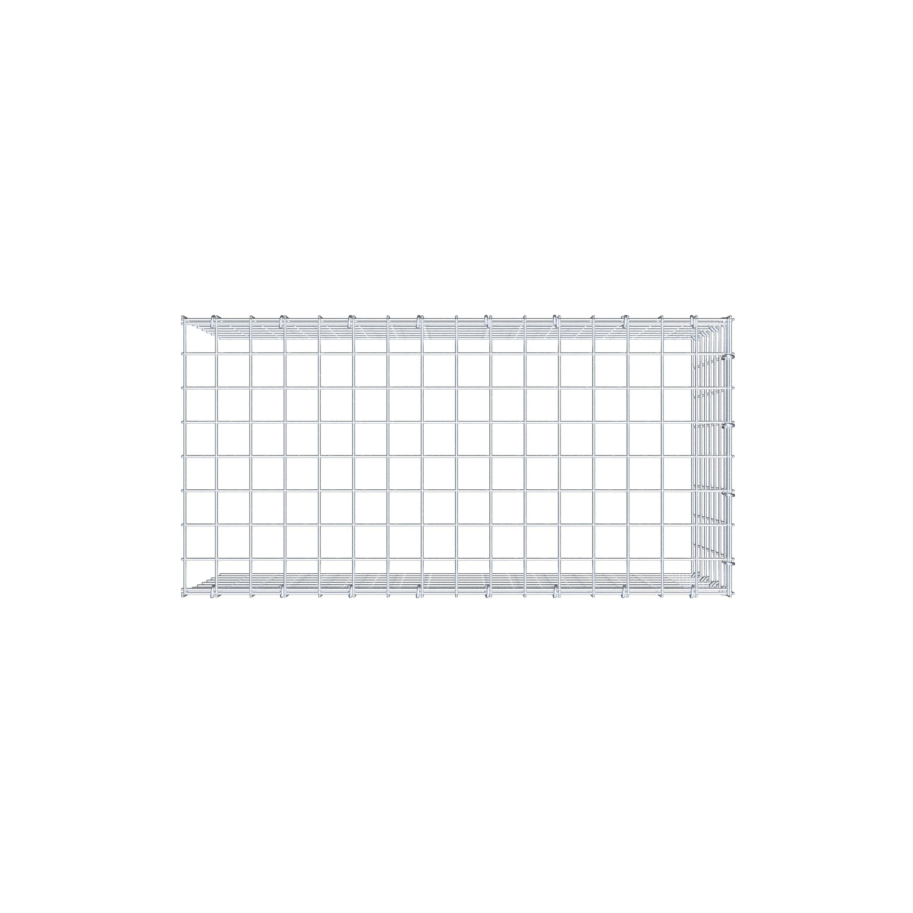 Pila adicional tipo 4 80 cm x 40 cm x 40 cm (L x A x P), malla 5 cm x 5 cm, anillo en C