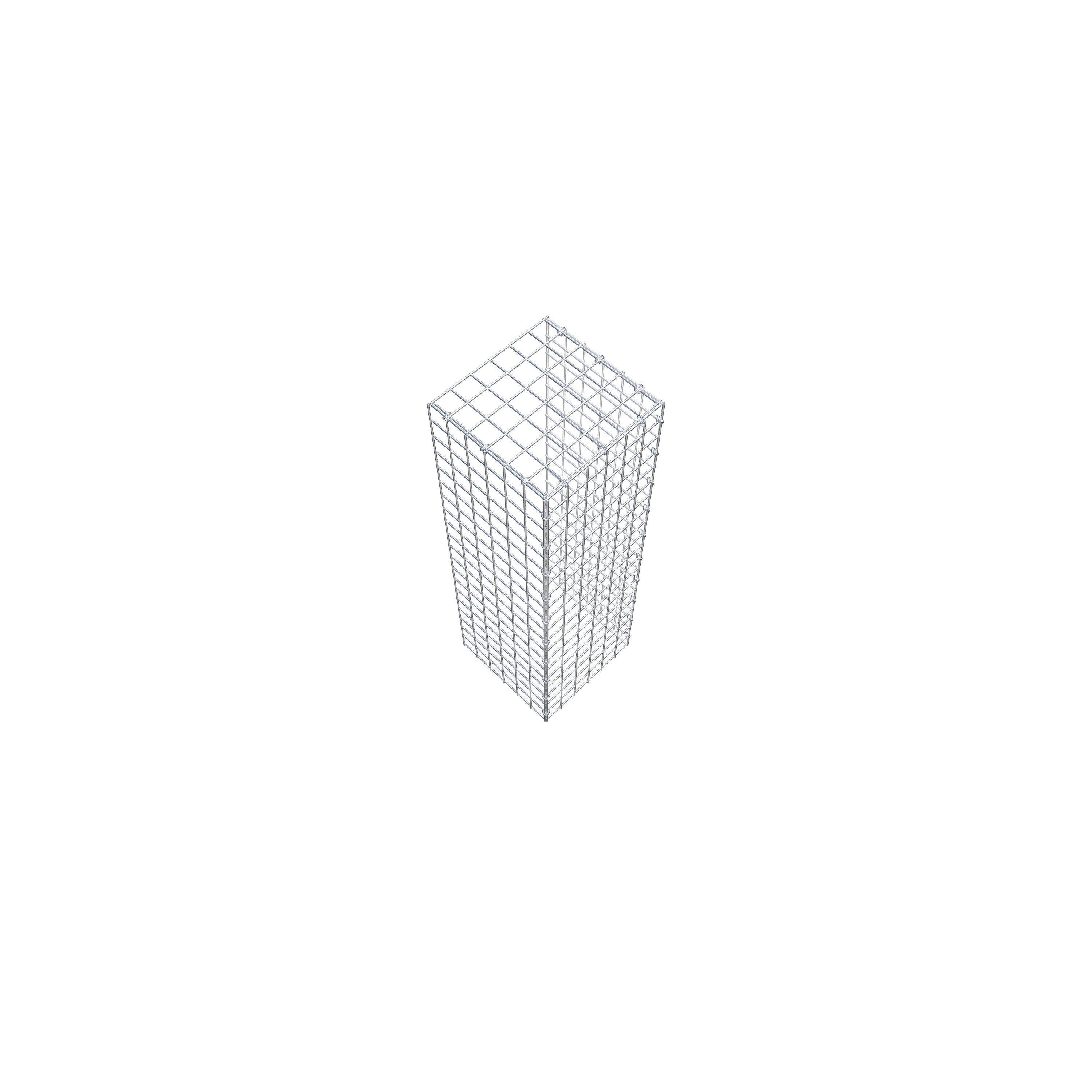 Add-on schanskorf type 4 100 cm x 30 cm x 30 cm (L x H x D), maaswijdte 5 cm x 5 cm, C-ring
