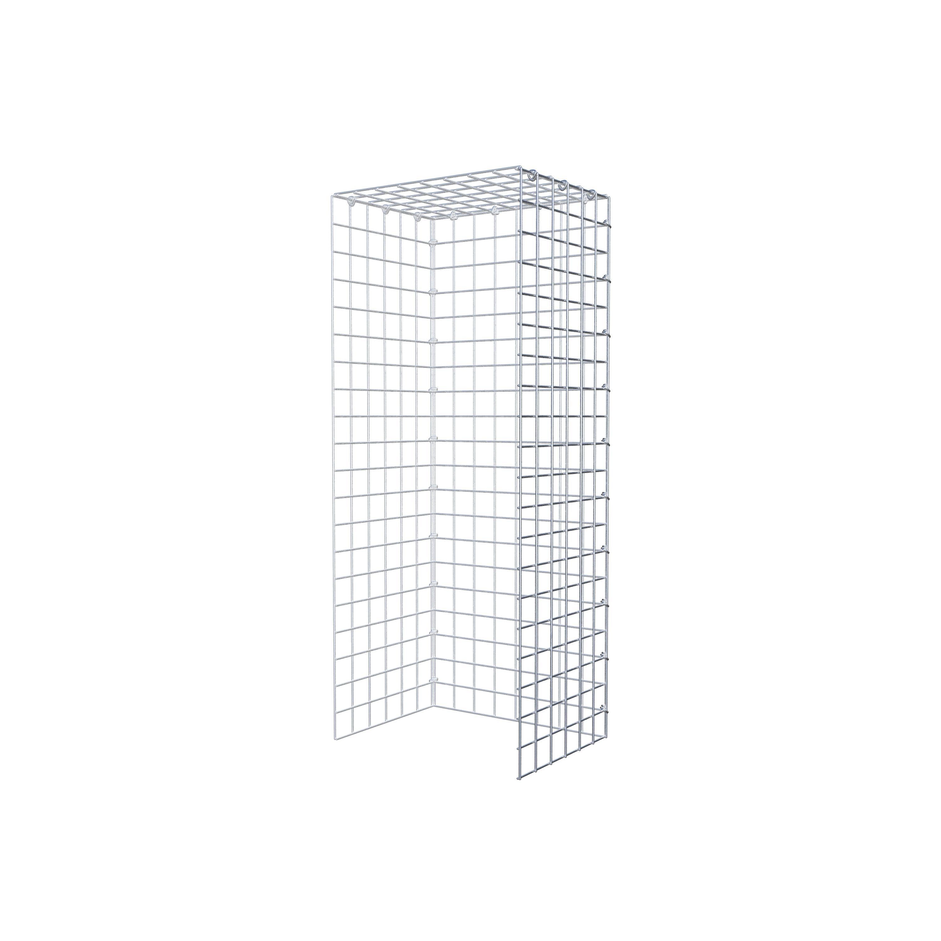 Fourche rapportée type 4 100 cm x 30 cm x 40 cm (L x H x P), mailles 5 cm x 5 cm, anneau C