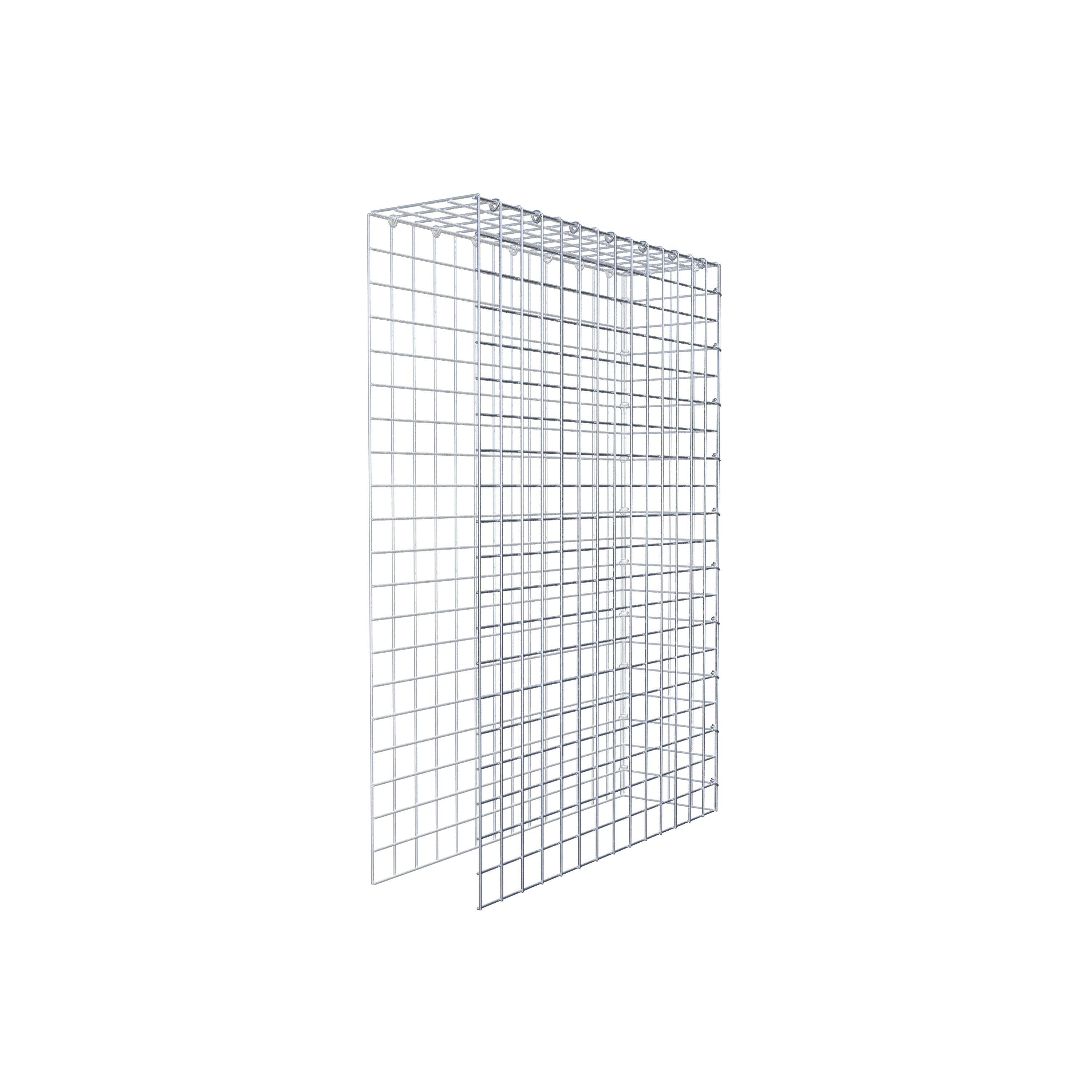 Fourche rapportée type 4 100 cm x 70 cm x 20 cm (L x H x P), mailles 5 cm x 5 cm, anneau C