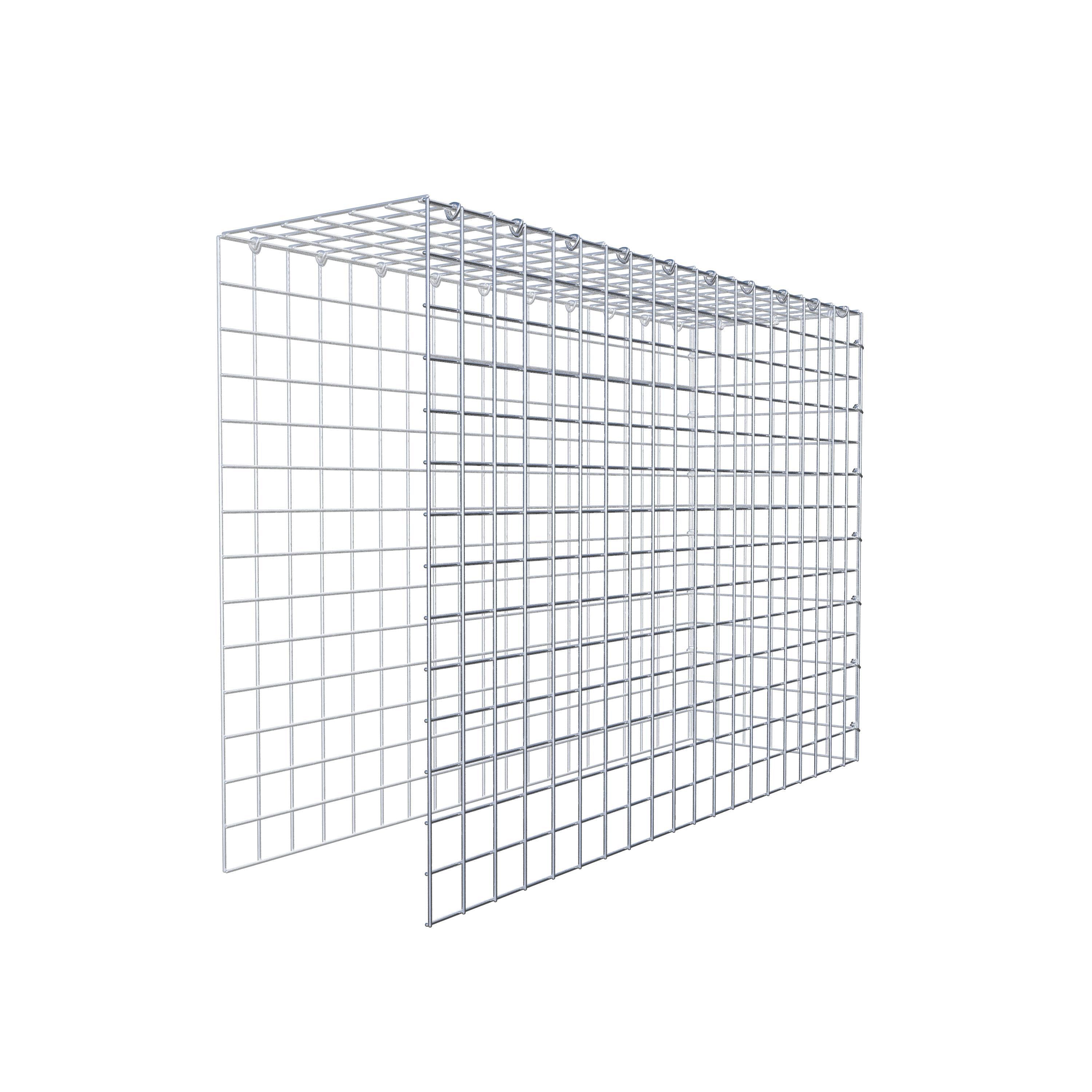 Fourche rapportée type 4 100 cm x 70 cm x 30 cm (L x H x P), mailles 5 cm x 5 cm, anneau C