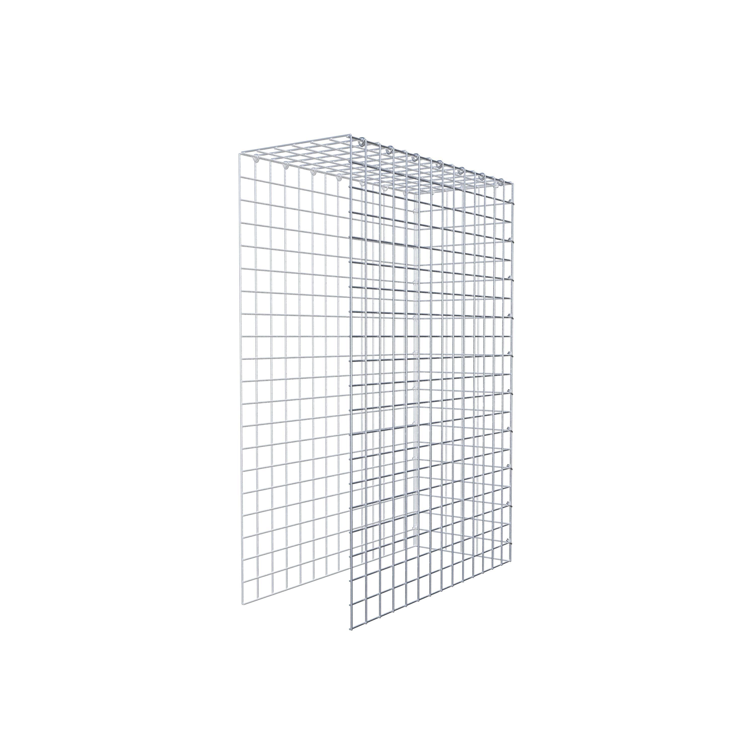 Fourche rapportée type 4 100 cm x 70 cm x 30 cm (L x H x P), mailles 5 cm x 5 cm, anneau C