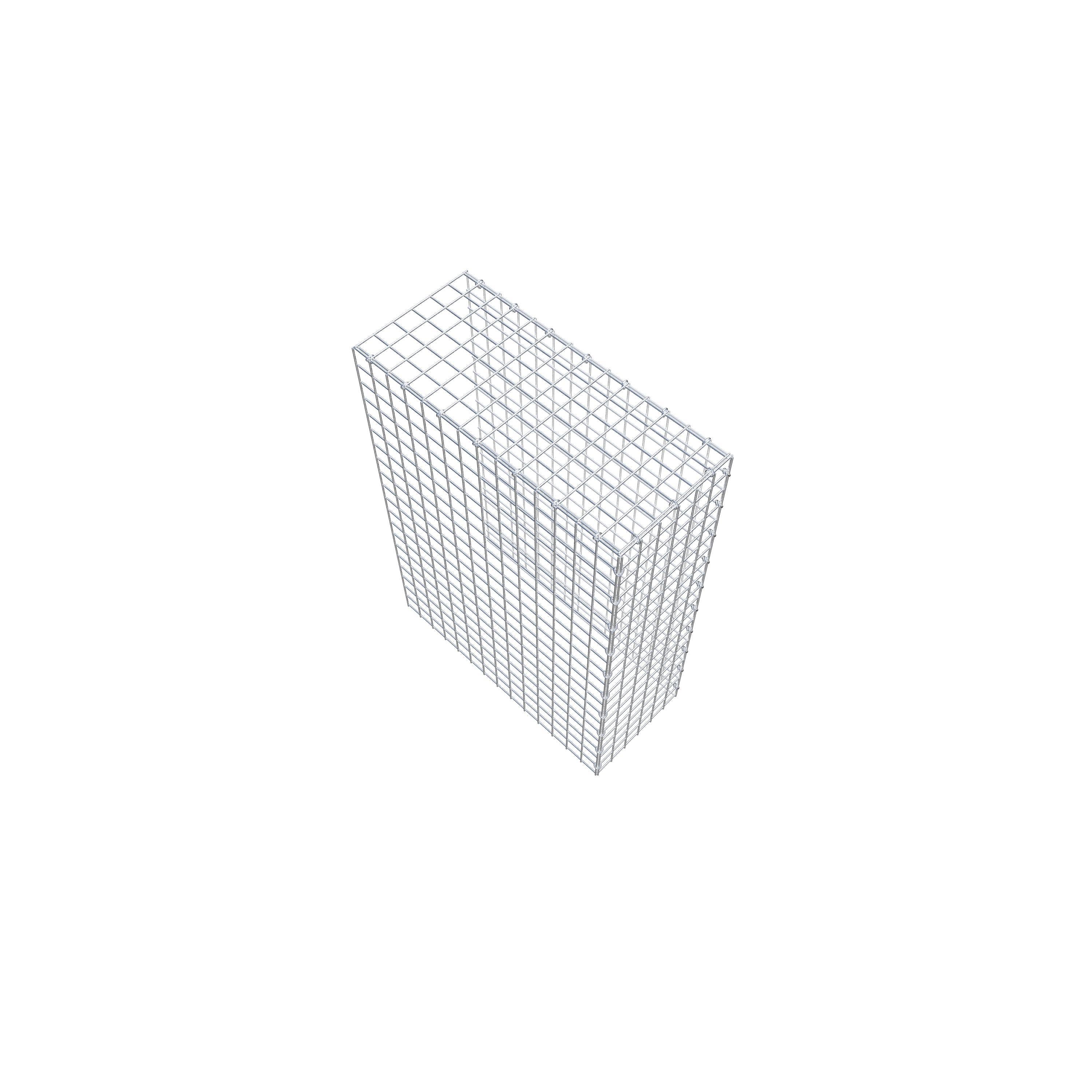 Fourche rapportée type 4 100 cm x 70 cm x 30 cm (L x H x P), mailles 5 cm x 5 cm, anneau C