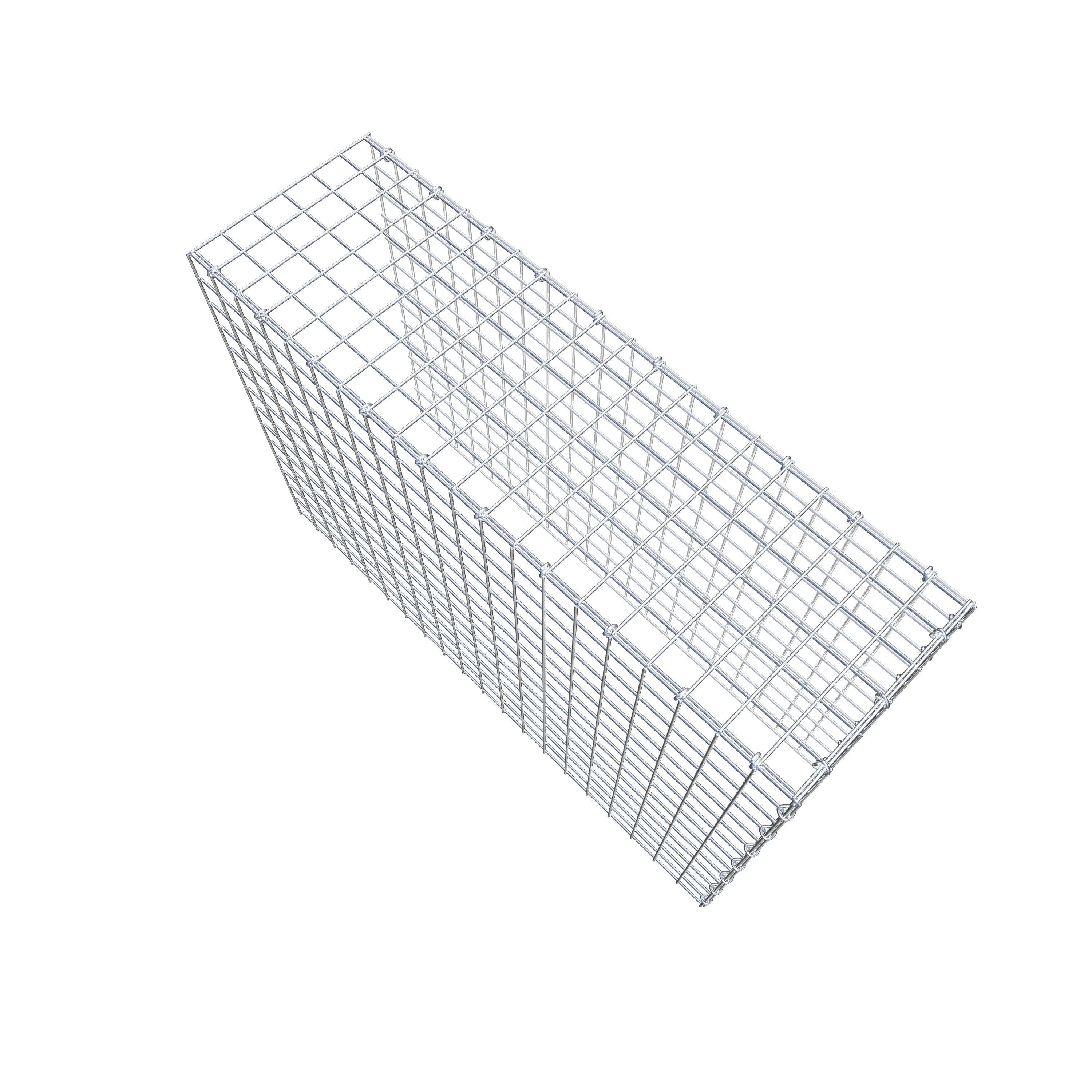 Fourche rapportée type 4 100 cm x 70 cm x 30 cm (L x H x P), mailles 5 cm x 5 cm, anneau C