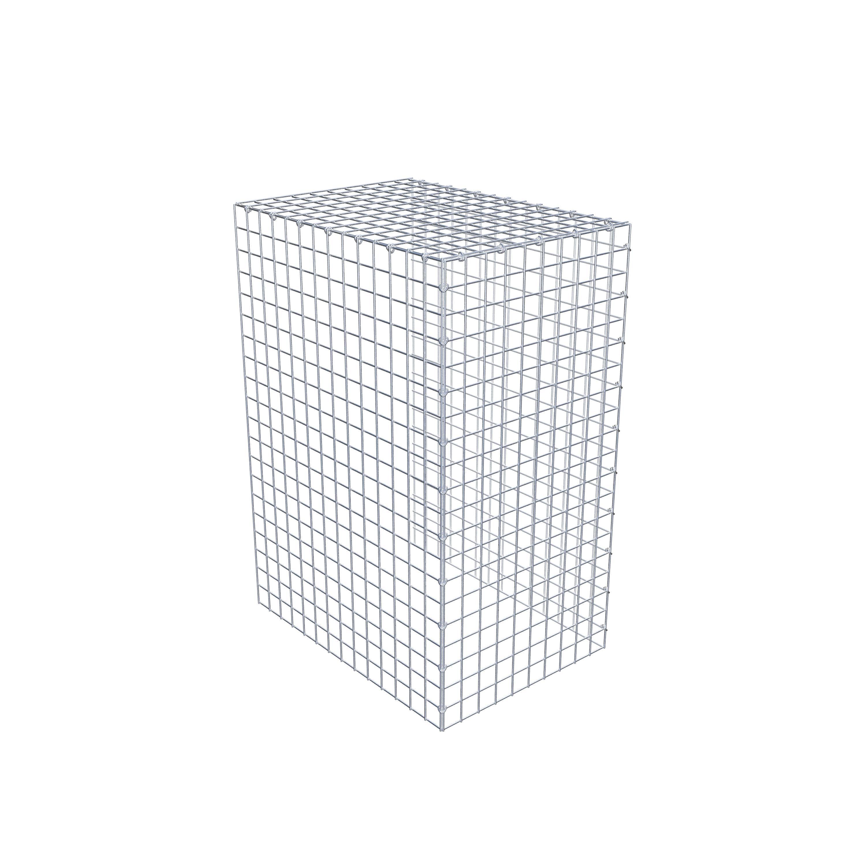 Opzetpaal type 4 100 cm x 70 cm x 50 cm (L x H x D), maaswijdte 5 cm x 5 cm, C-ring