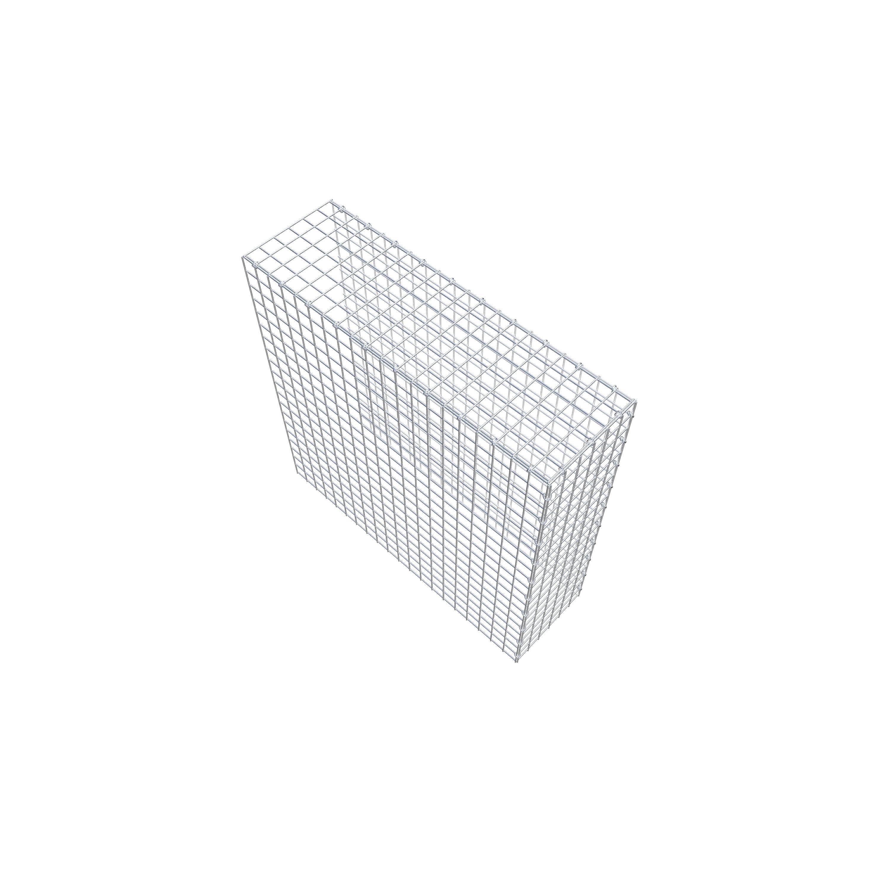 Fourche rapportée type 4 100 cm x 100 cm x 30 cm (L x H x P), mailles 5 cm x 5 cm, anneau C