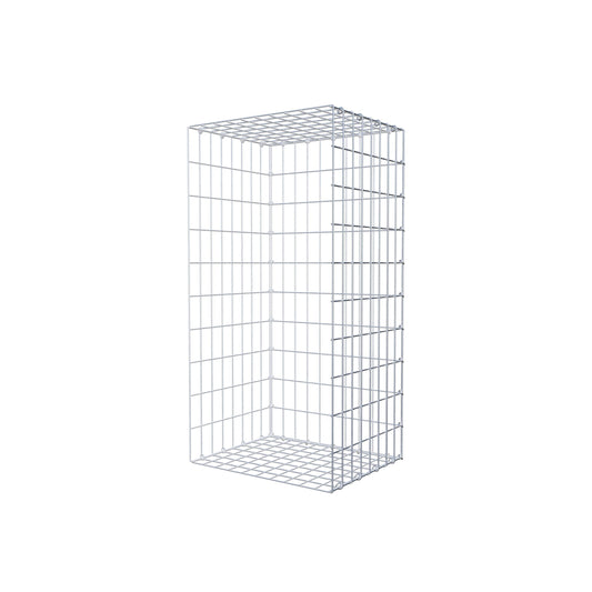 Anbaugabione Typ 2 100 cm x 40 cm x 50 cm, Maschenweite 5 cm x 10 cm, C-Ring