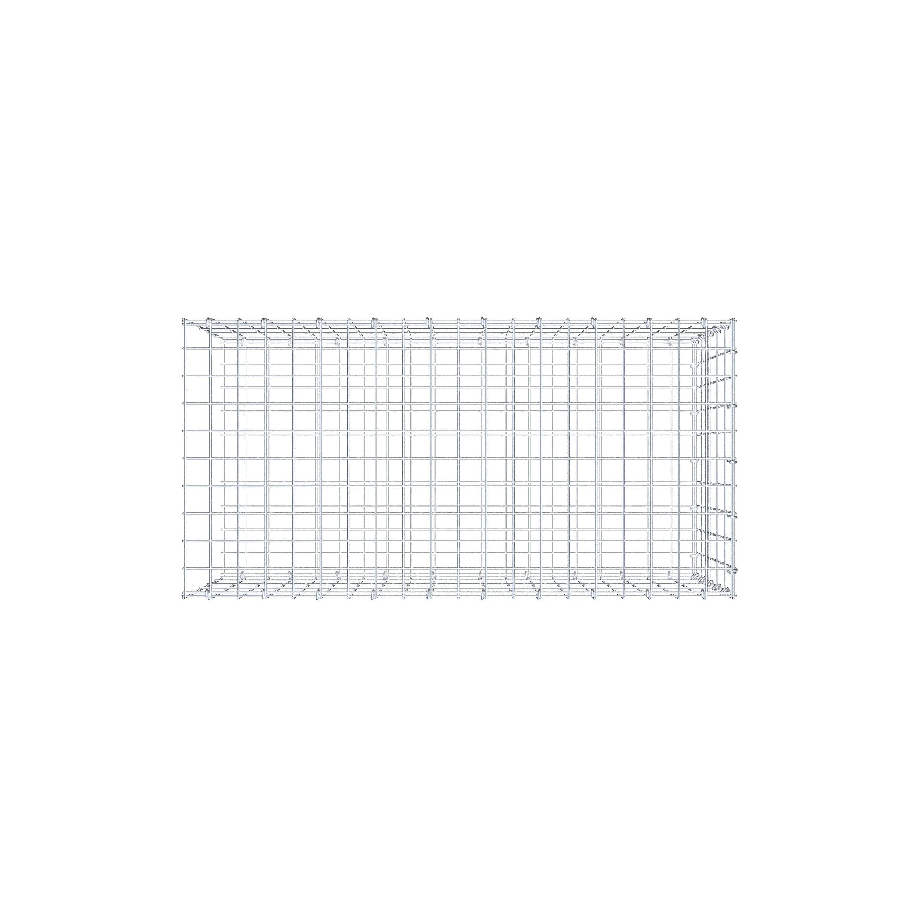 Pile aggiuntivo tipo 2 100 cm x 50 cm x 50 cm, maglia 5 cm x 10 cm, anello a C