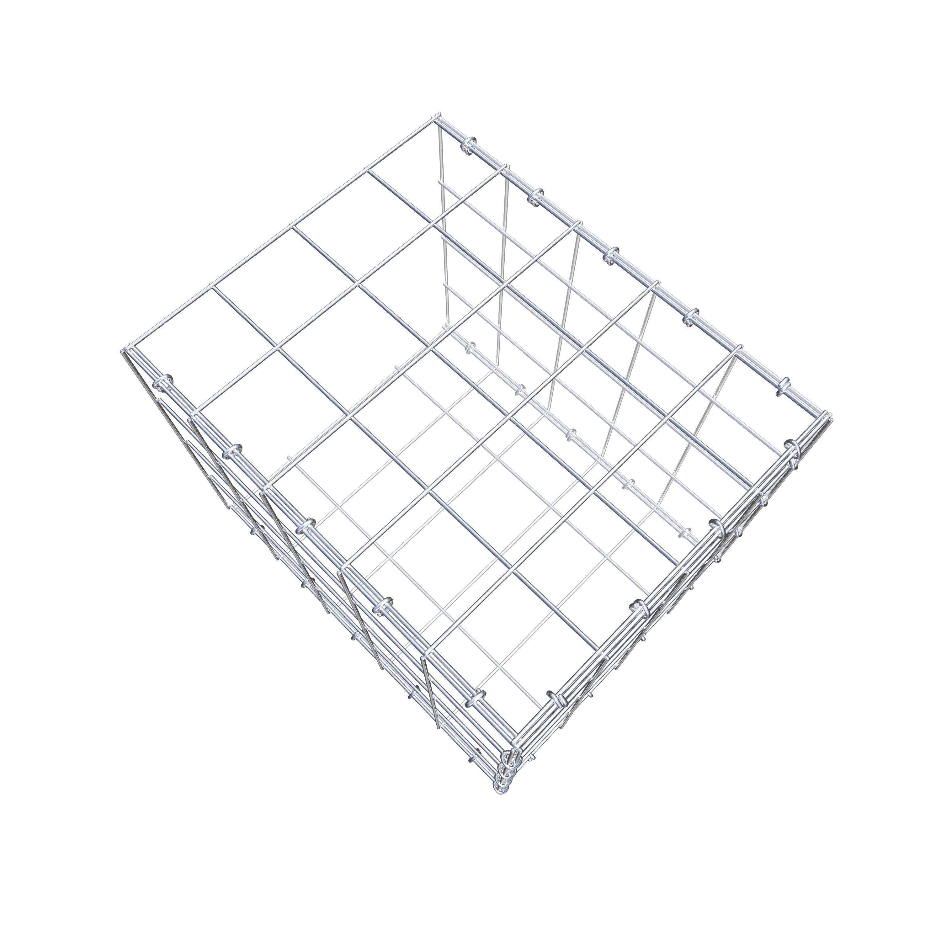 Pila adicional tipo 2 50 cm x 40 cm x 40 cm (L x A x P), malla 10 cm x 10 cm, anillo en C