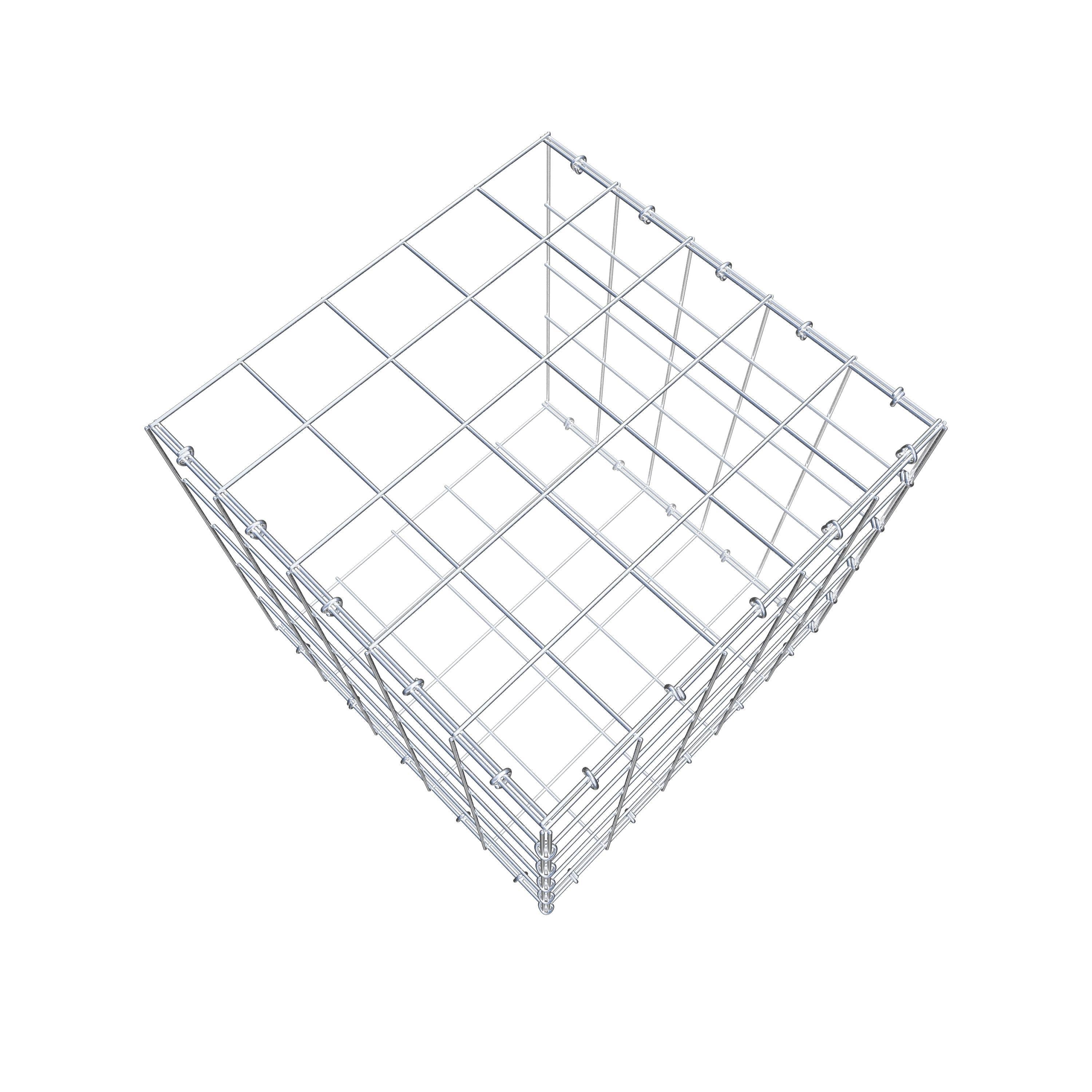 Extra gabion typ 2 50 cm x 50 cm x 50 cm (L x H x D), maskstorlek 10 cm x 10 cm, C-ring
