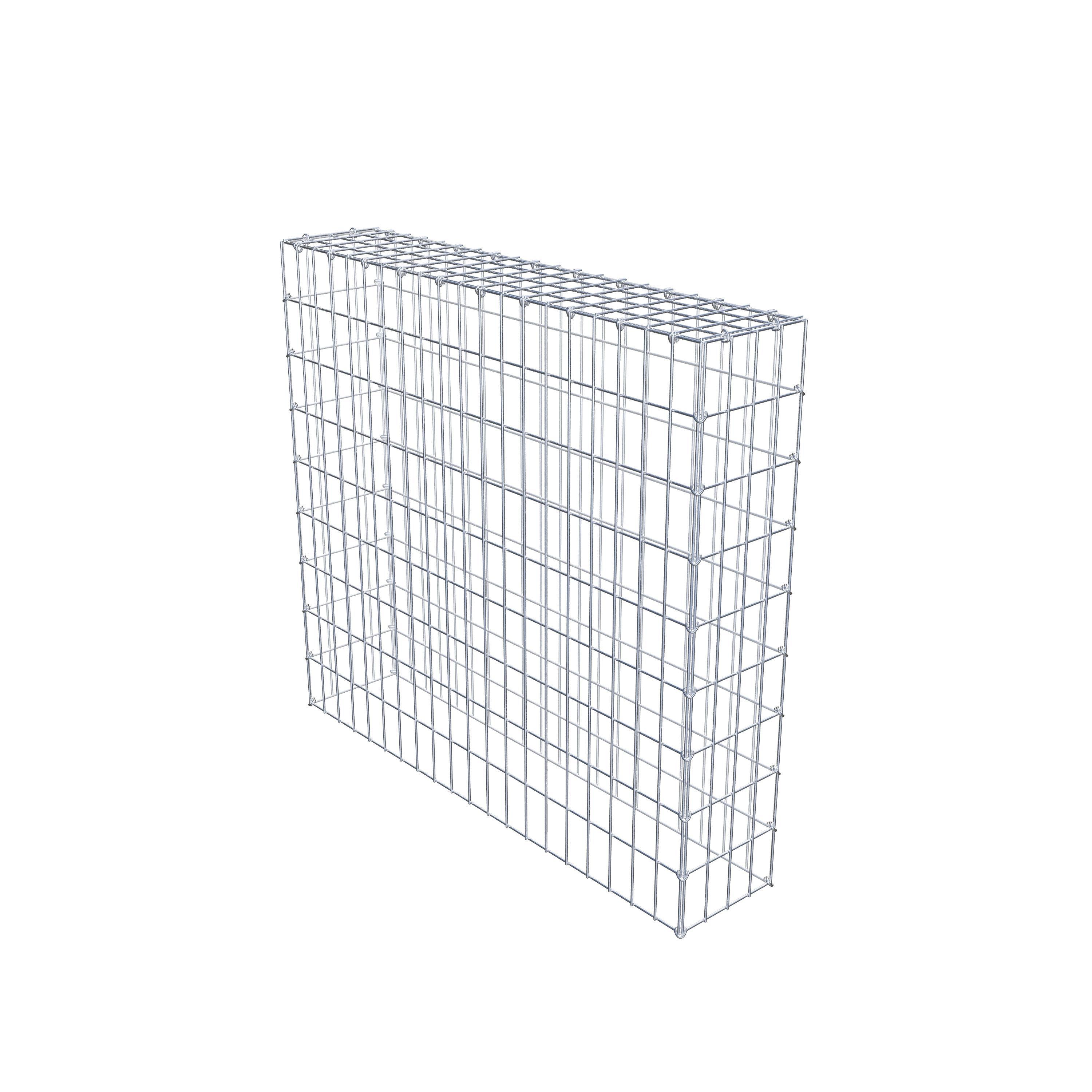 Anbaugabione Typ 3 100 cm x 90 cm x 20 cm (L x H x T), Maschenweite 5 cm x 10 cm, C-Ring