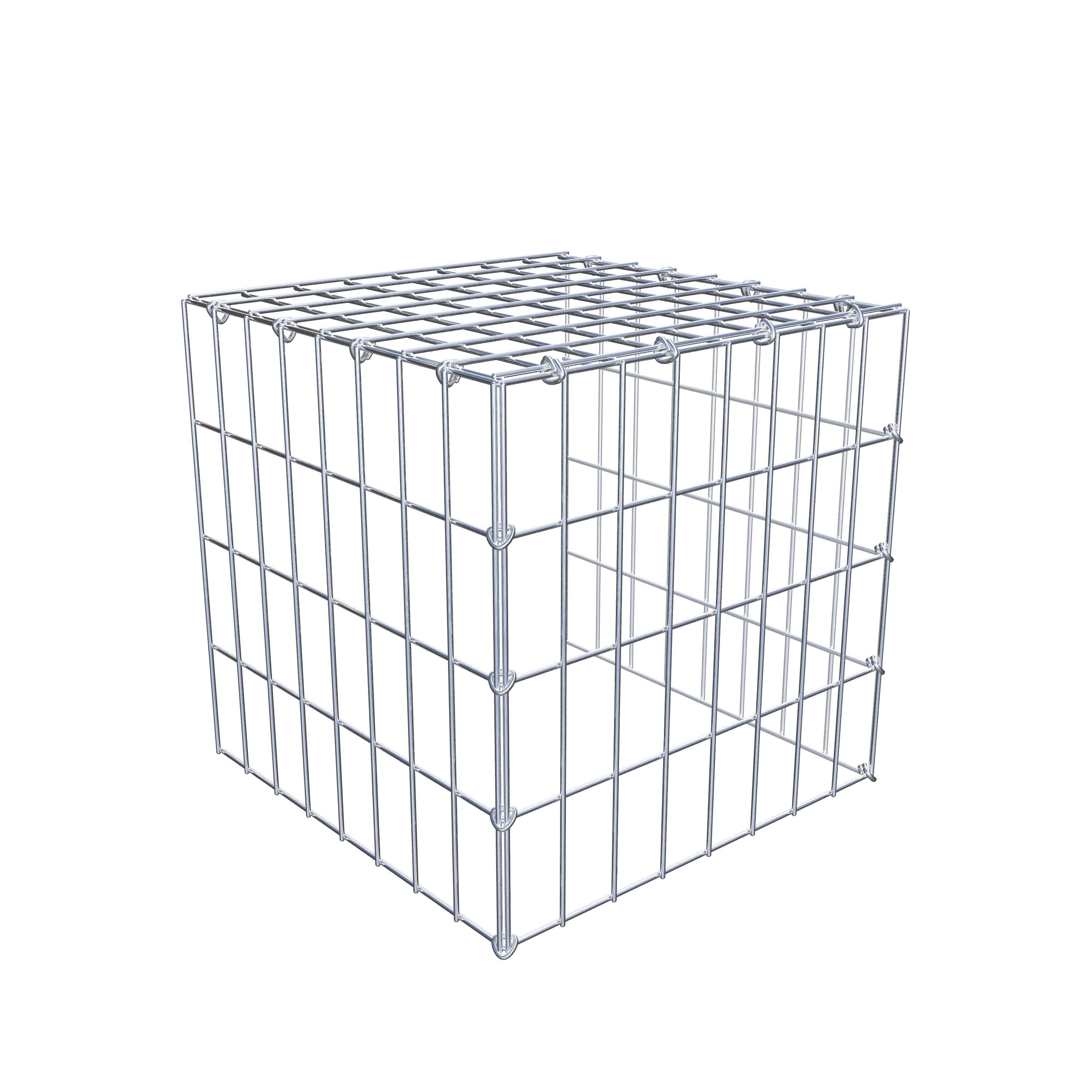 Add-on schanskorf type 4 40 cm x 40 cm x 40 cm (L x H x D), maaswijdte 5 cm x 10 cm, C-ring