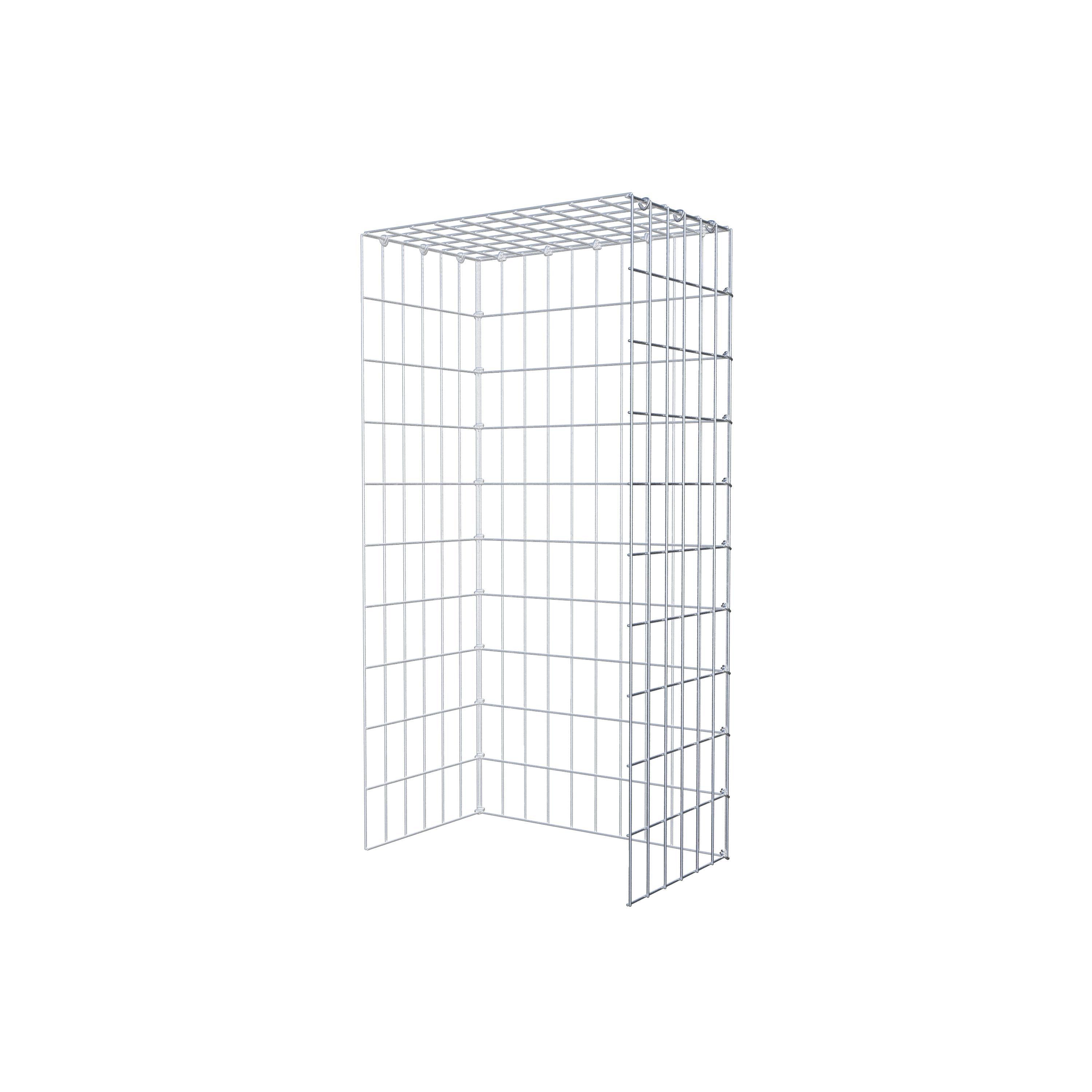 Pila adicional tipo 4 100 cm x 30 cm x 50 cm (L x A x P), malla 5 cm x 10 cm, anillo en C