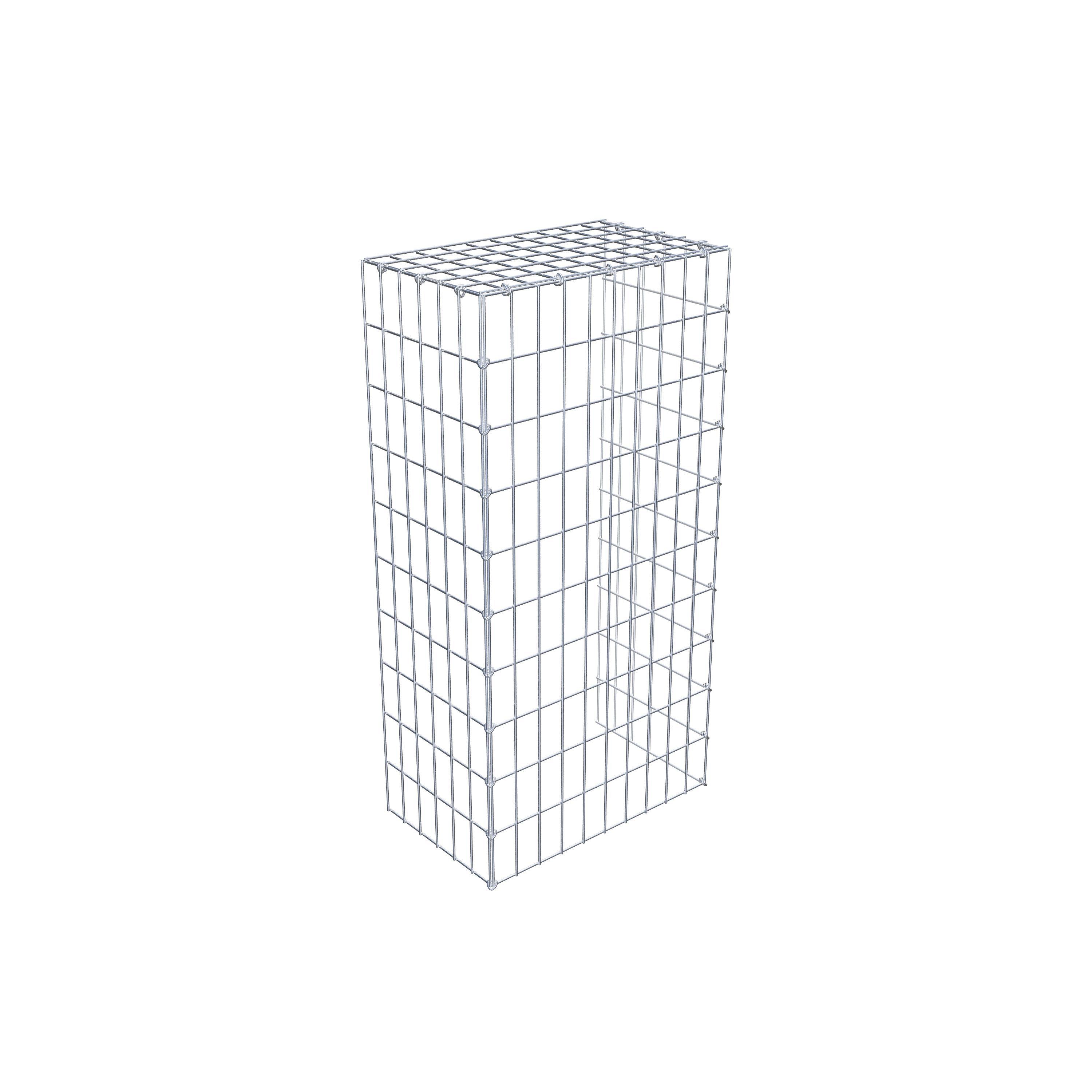 Pila adicional tipo 4 100 cm x 30 cm x 50 cm (L x A x P), malla 5 cm x 10 cm, anillo en C