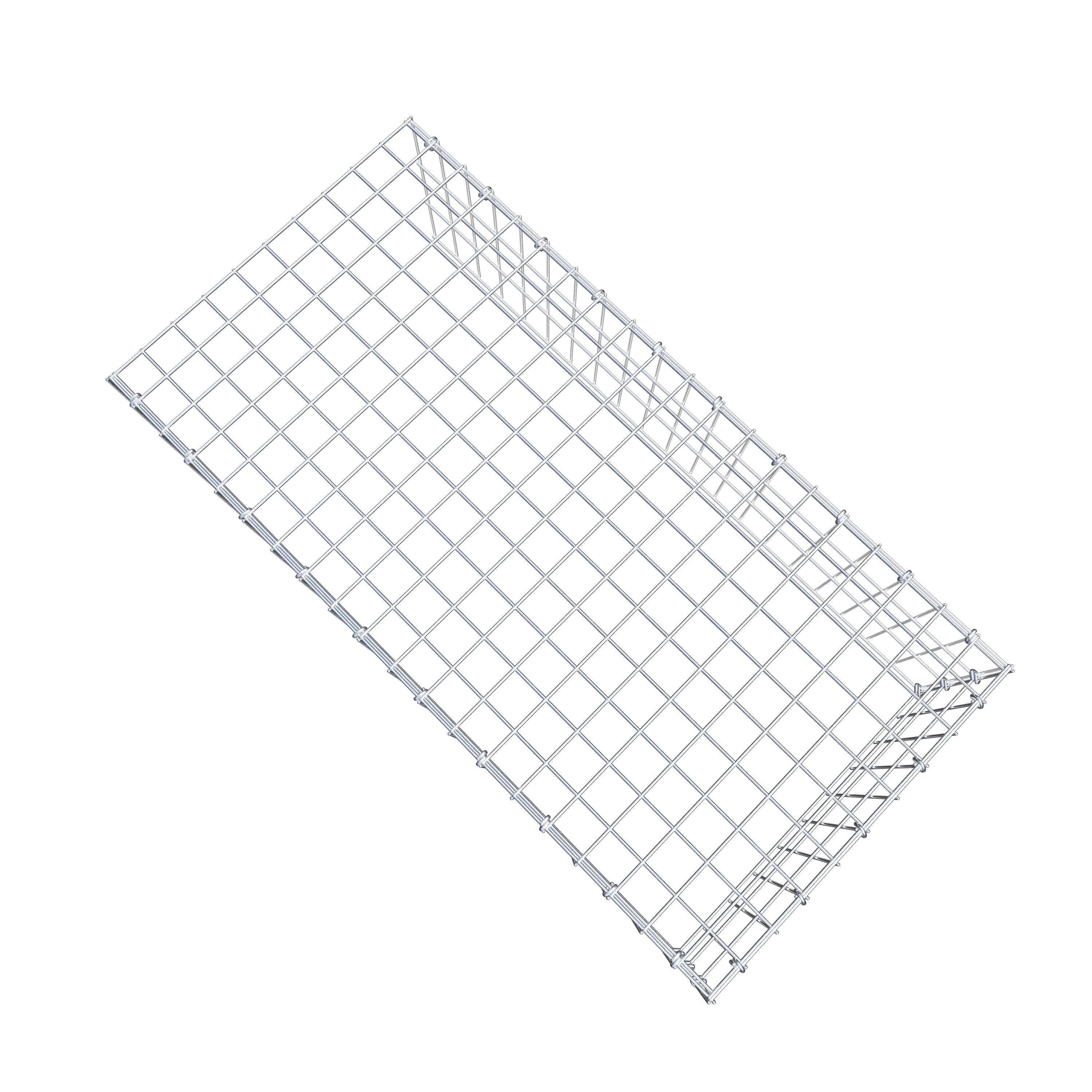Pila adicional tipo 4 100 cm x 30 cm x 50 cm (L x A x P), malla 5 cm x 10 cm, anillo en C