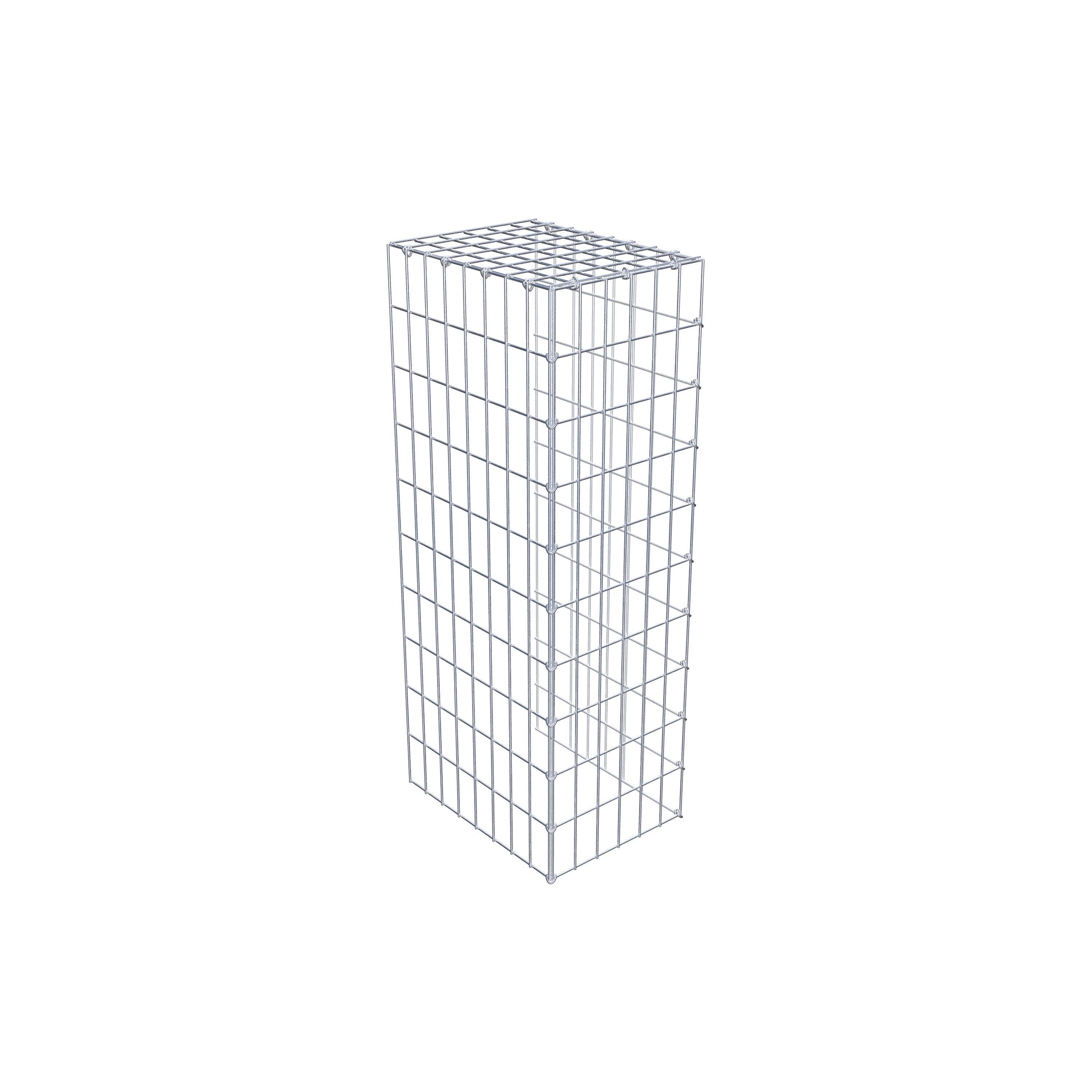 Fourche rapportée type 4 100 cm x 40 cm x 30 cm (L x H x P), mailles 5 cm x 10 cm, anneau C