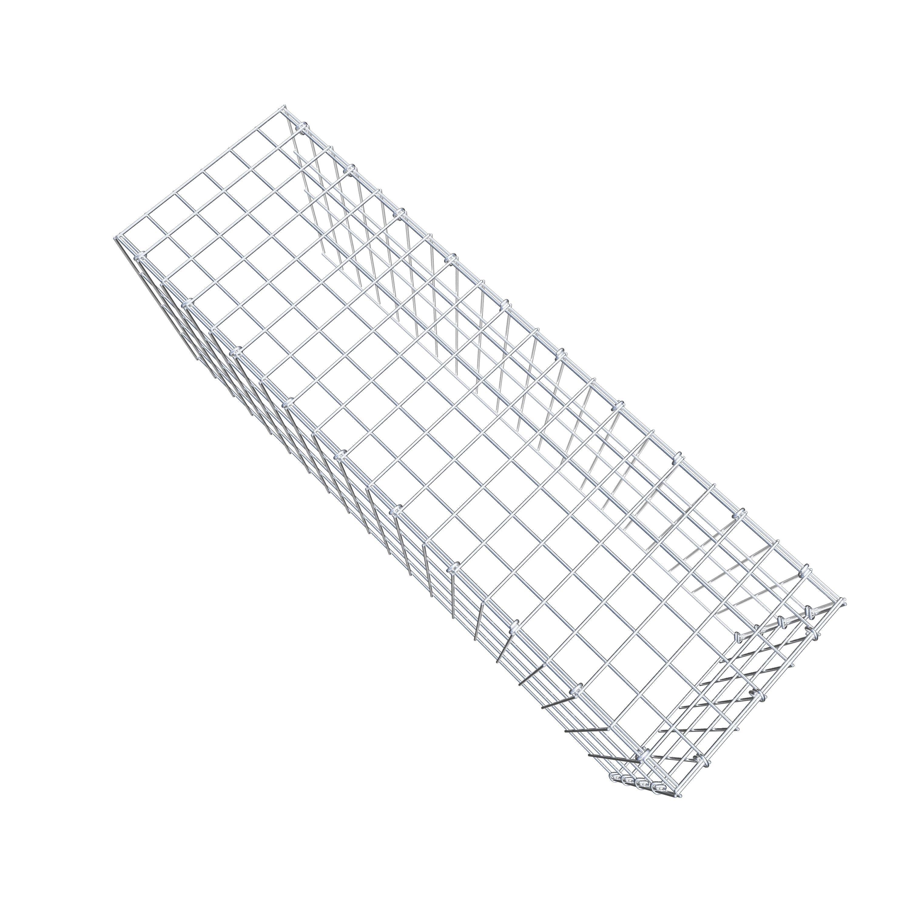 Fourche rapportée type 4 100 cm x 40 cm x 30 cm (L x H x P), mailles 5 cm x 10 cm, anneau C